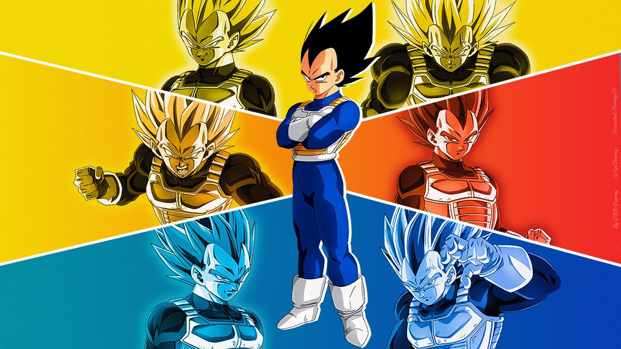 Vegeta All Forms Wallpapers On Ewallpapers