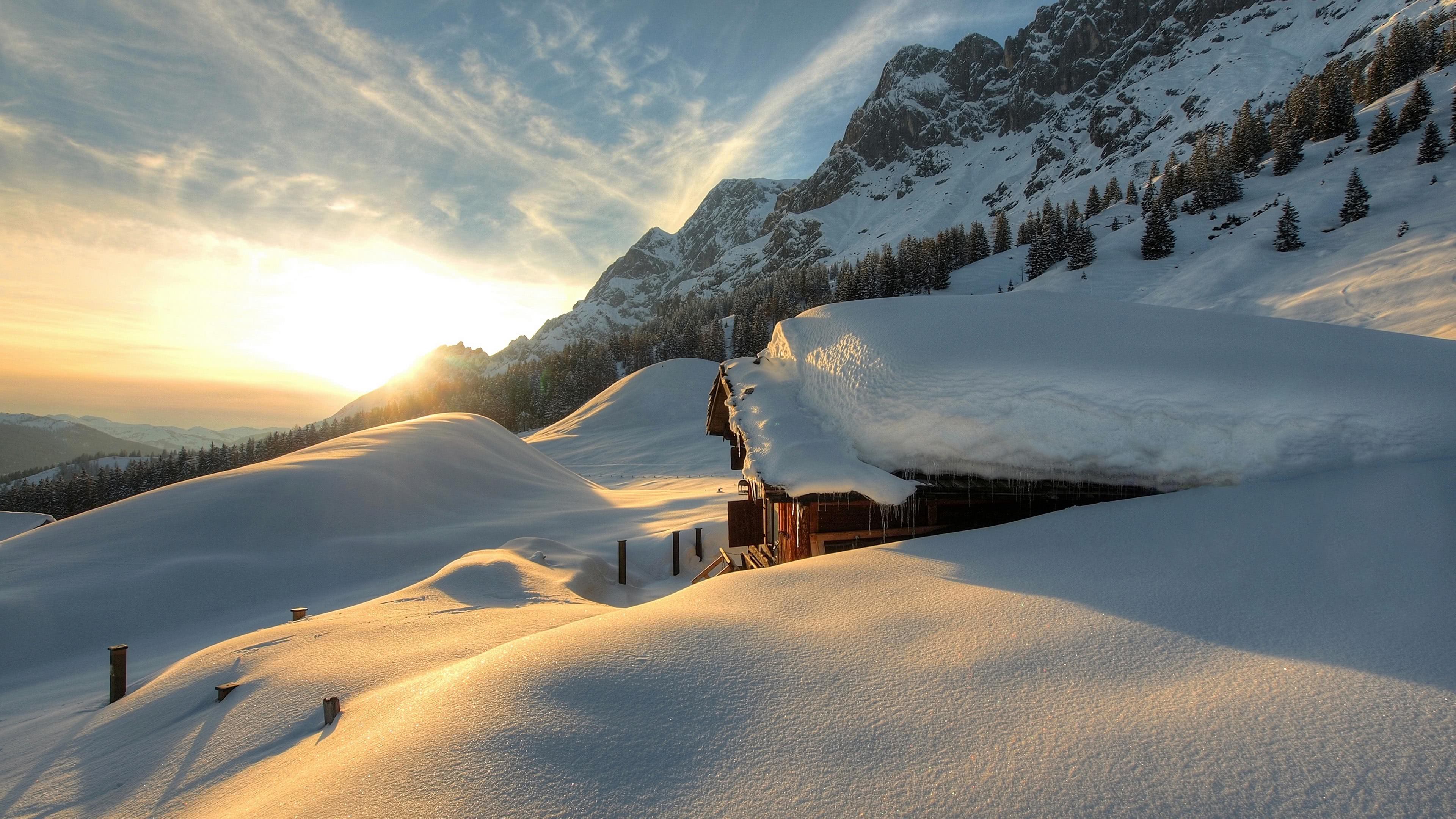 Austria Snow Alps Wallpapers