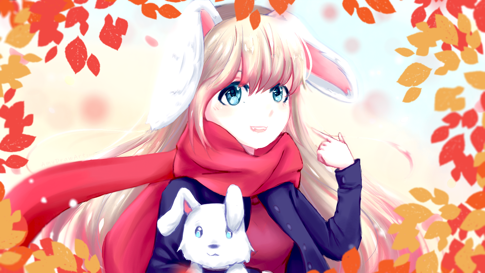 Autumn Anime Girl Wallpapers