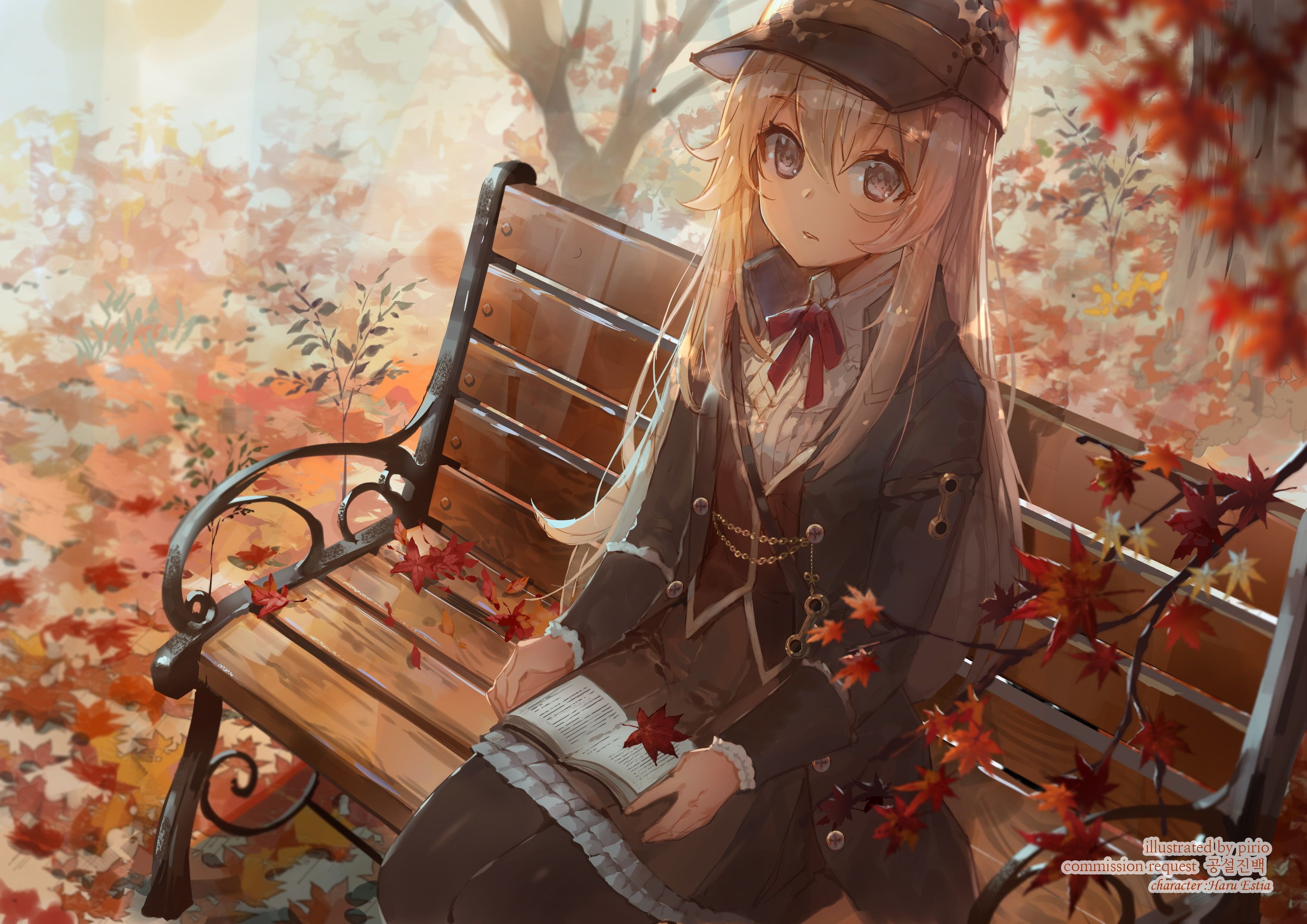 Autumn Anime Girl Wallpapers