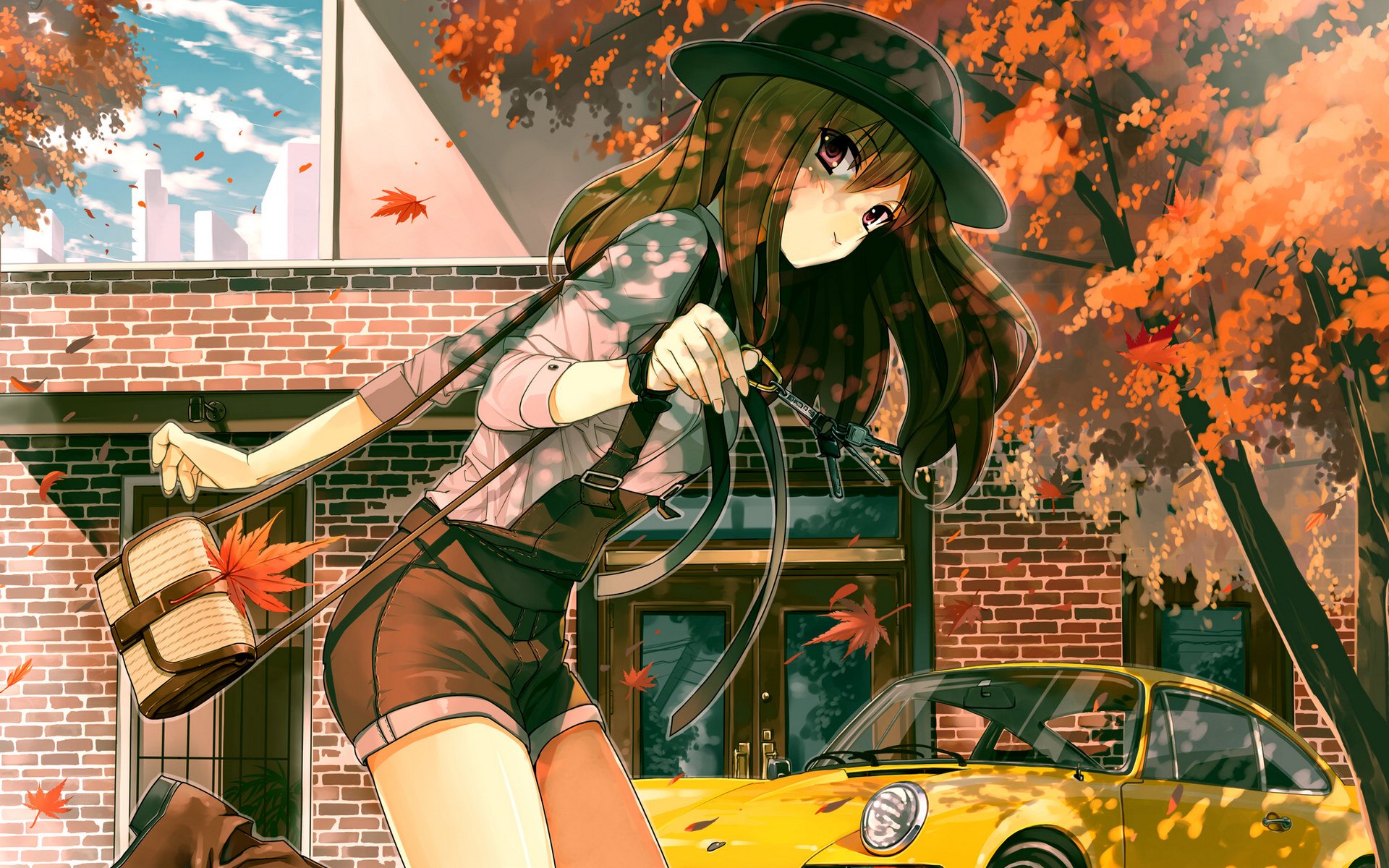 Autumn Anime Girl Wallpapers