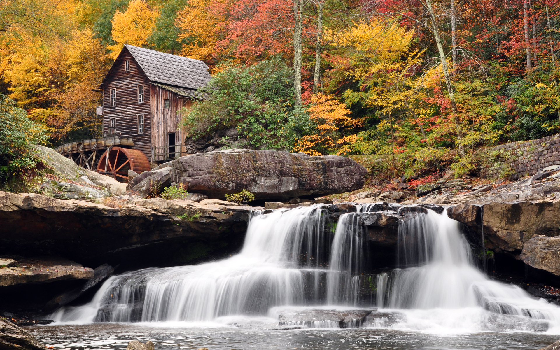 Autumn Barn Wallpapers