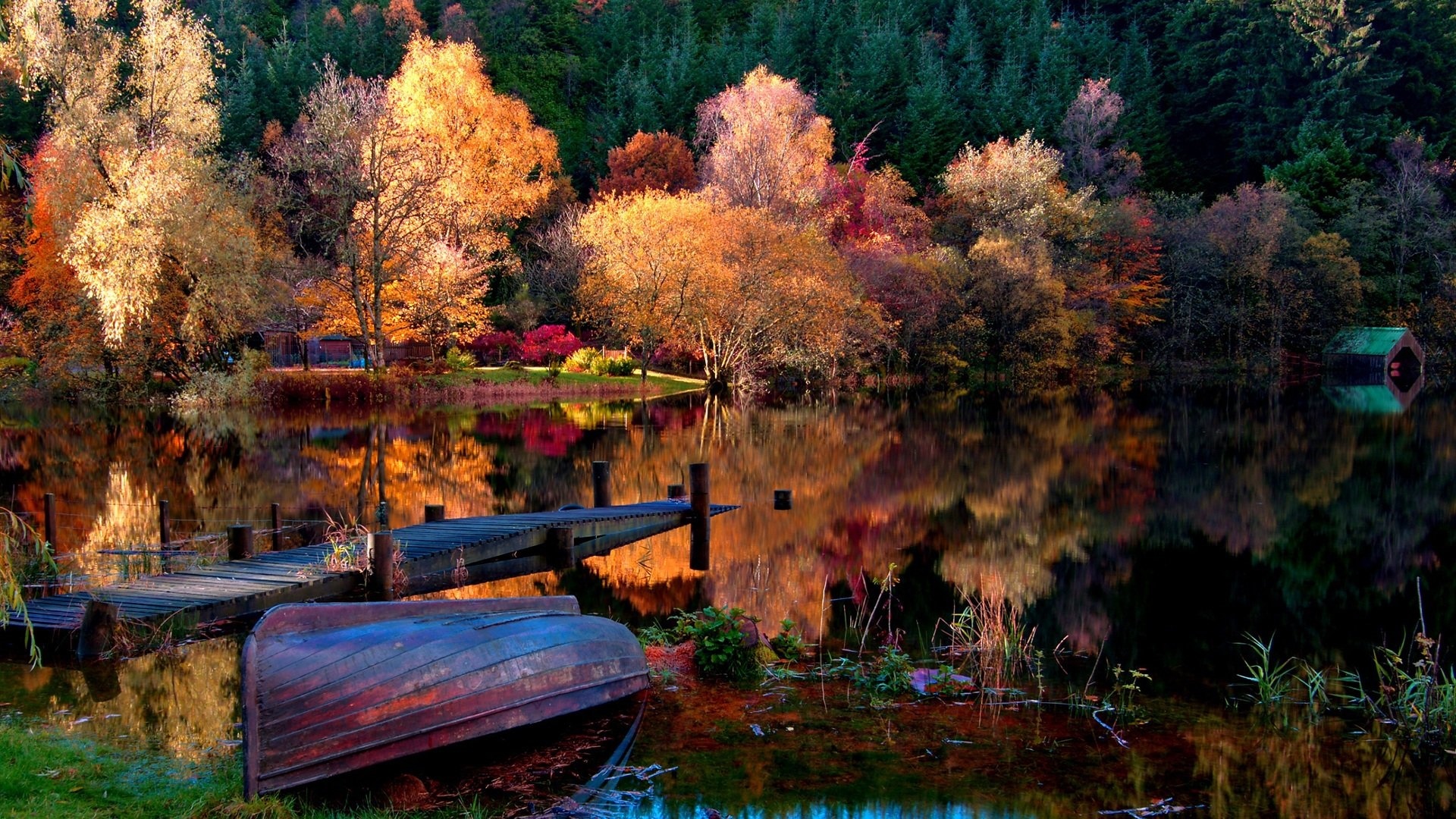 Autumn Cabin Wallpapers