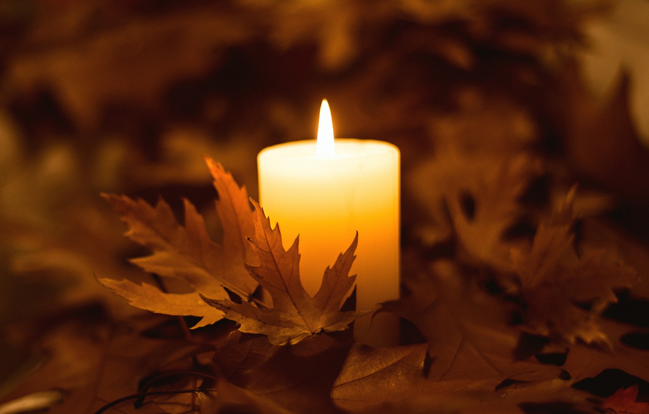 Autumn Candle Wallpapers