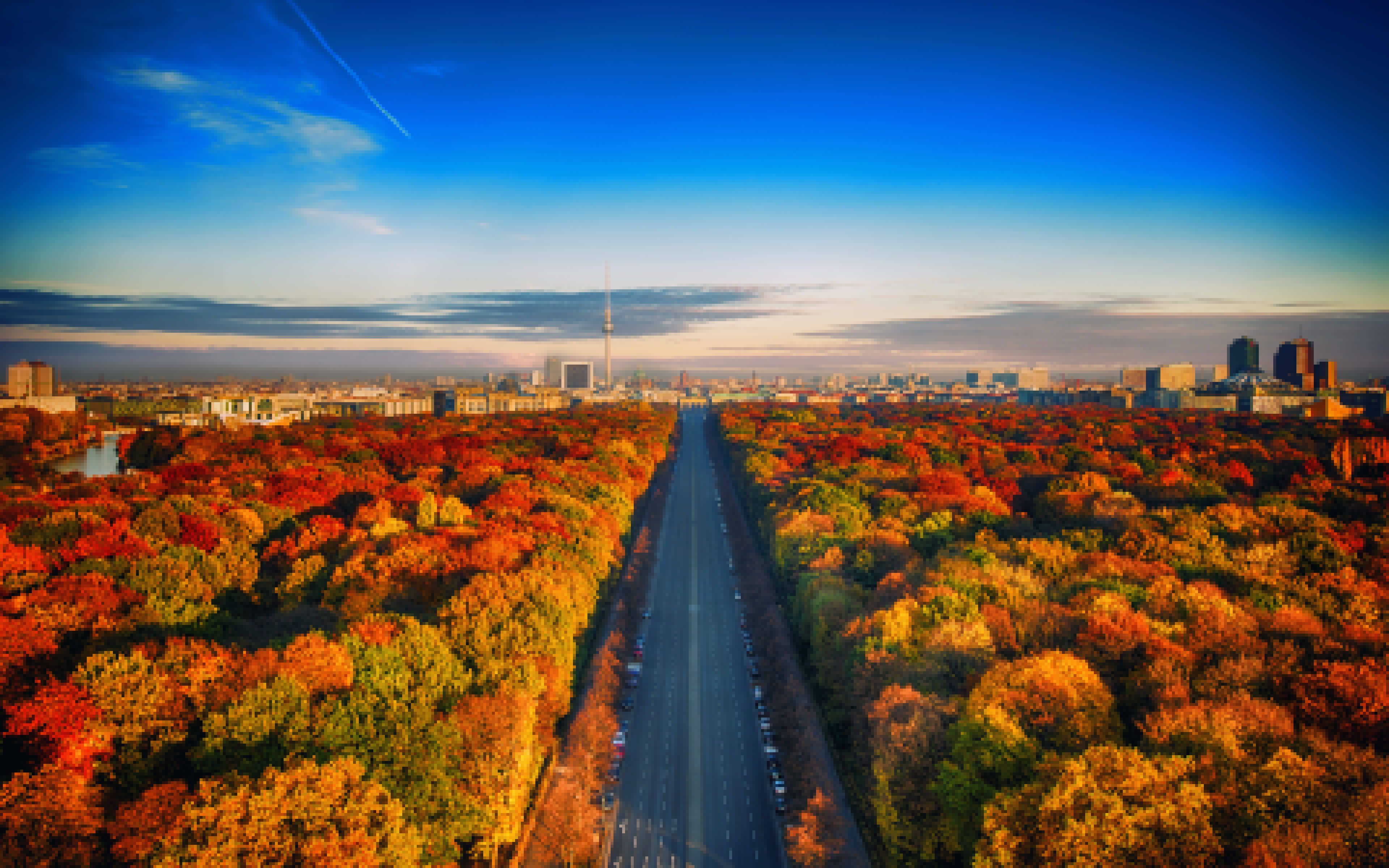 Autumn Fall Road Wallpapers