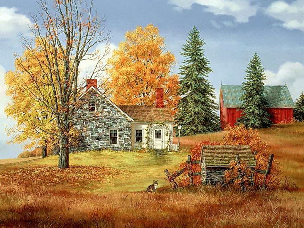 Autumn On The Farm Wallpapers