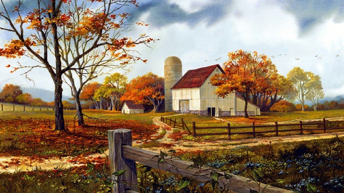 Autumn On The Farm Wallpapers