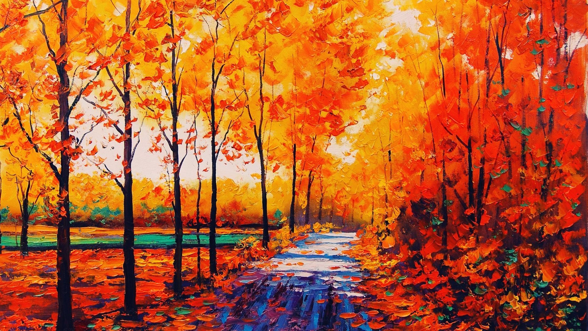 Autumn Painting Wallpapers