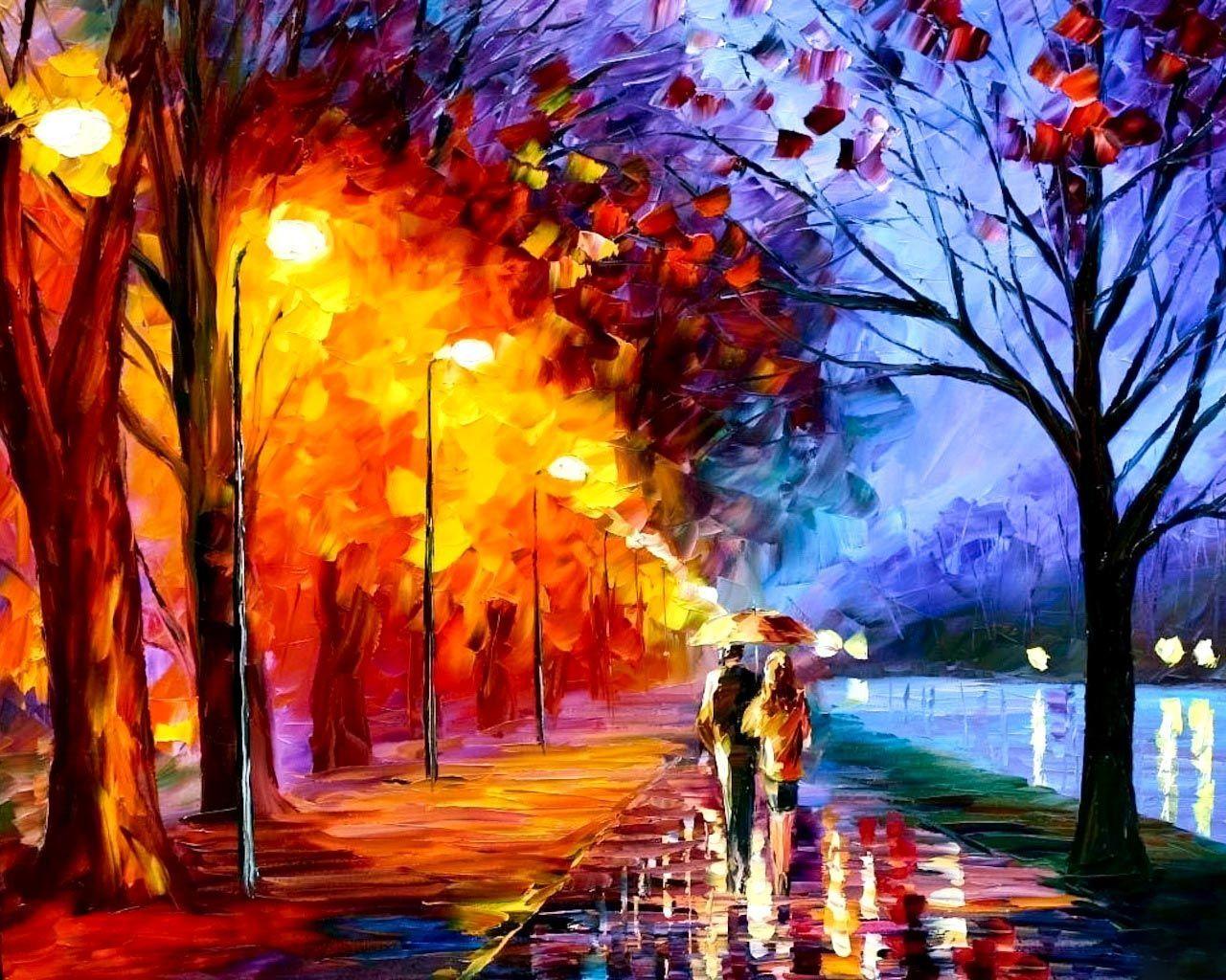 Autumn Painting Wallpapers