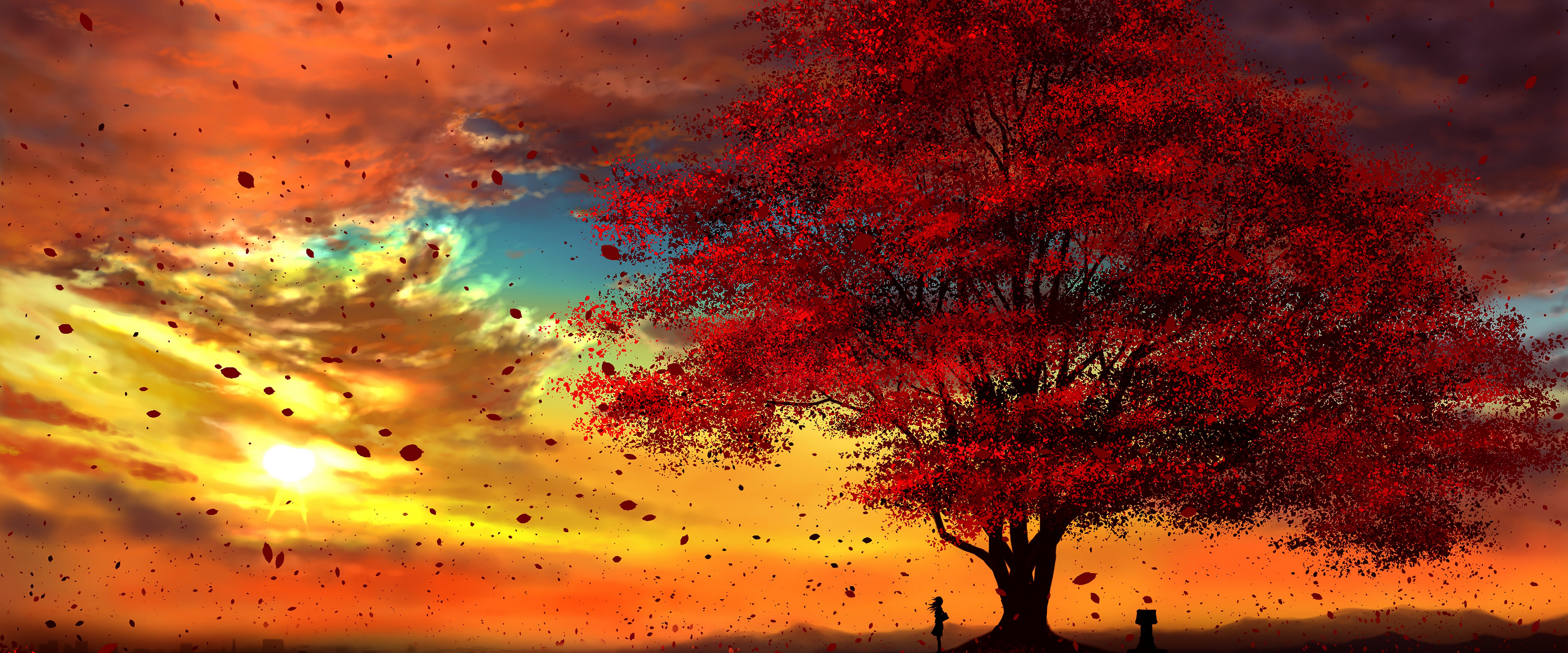 Autumn Sunset Wallpapers