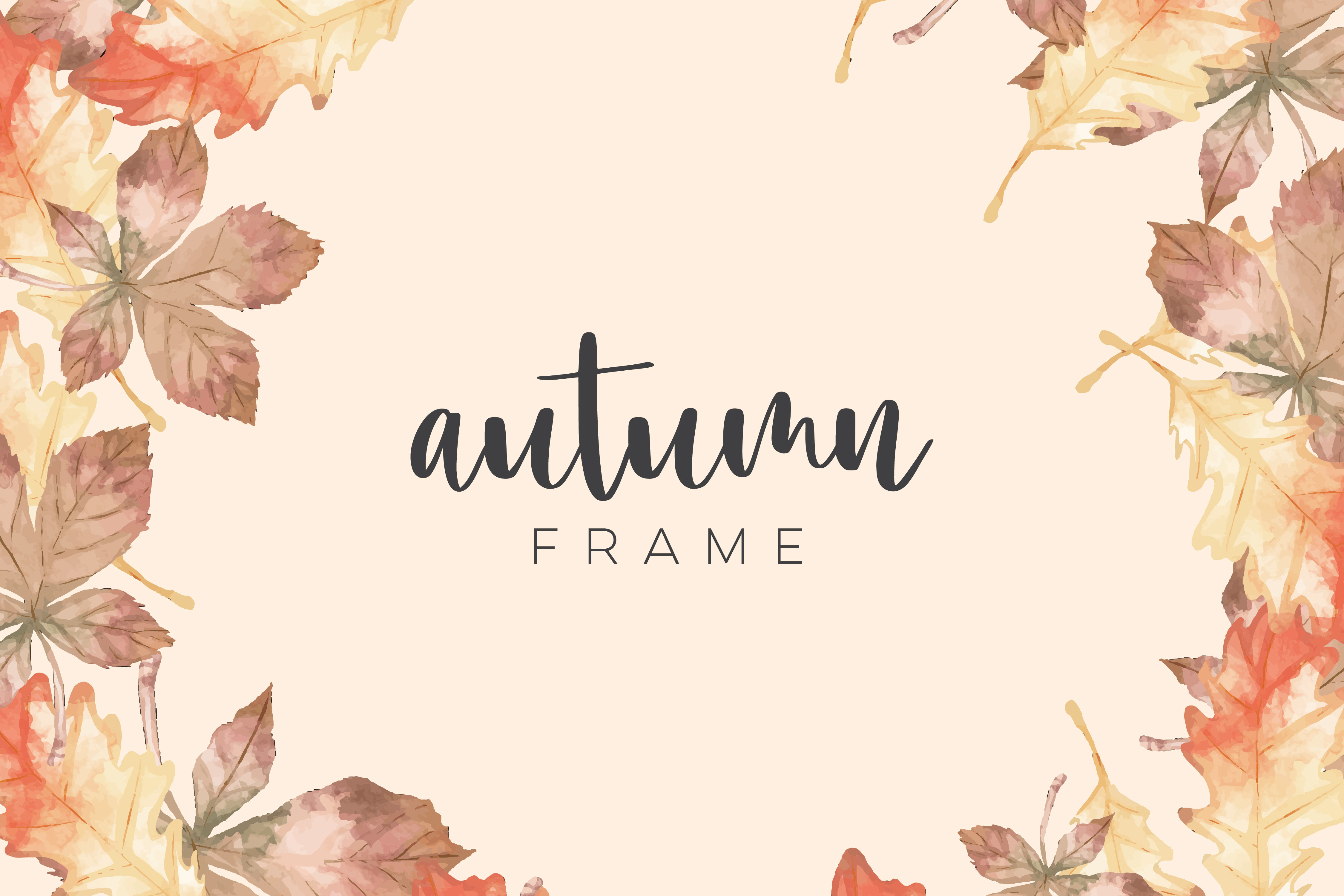 Autumn Watercolour Wallpapers