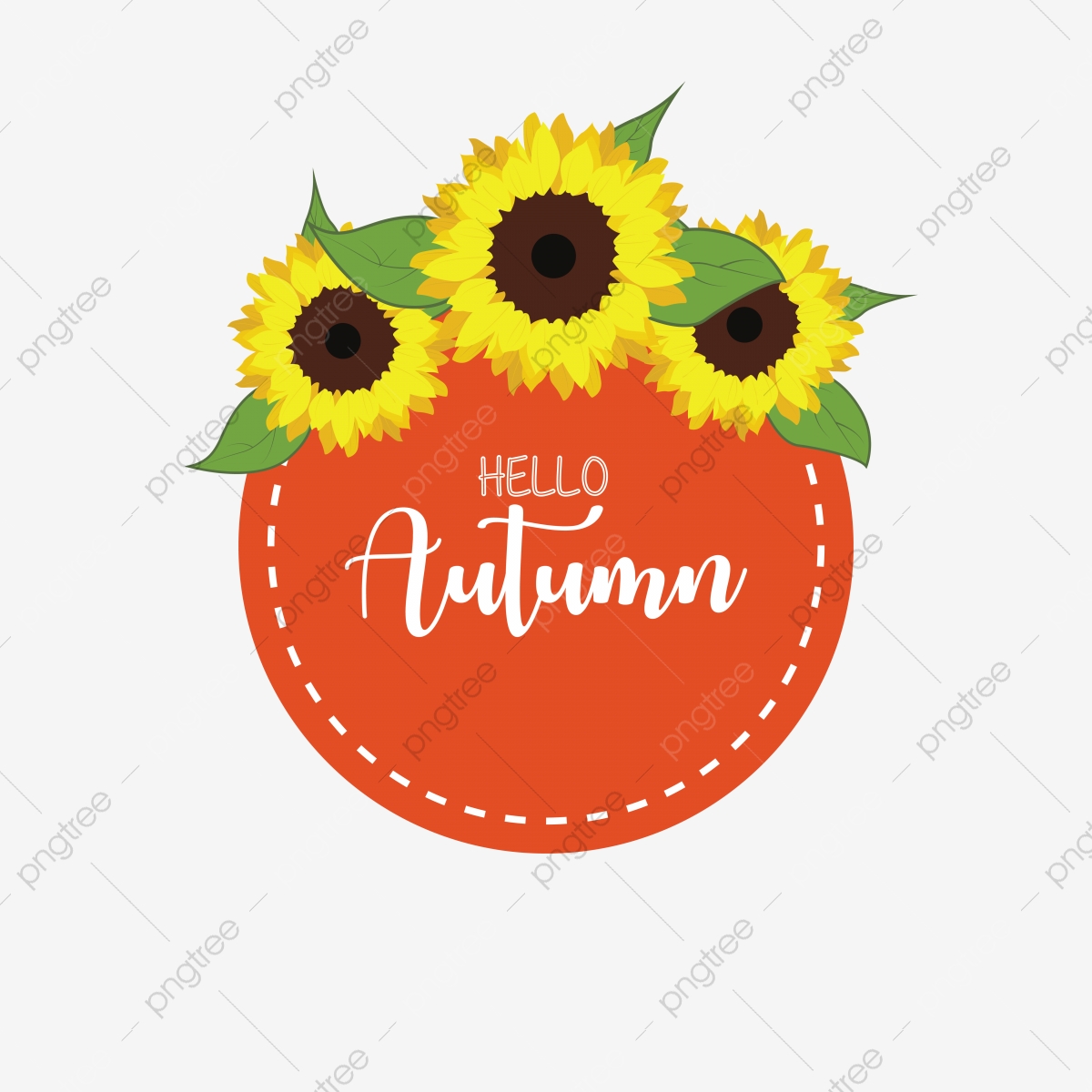 Autumn With Sunflowers Wallpapers