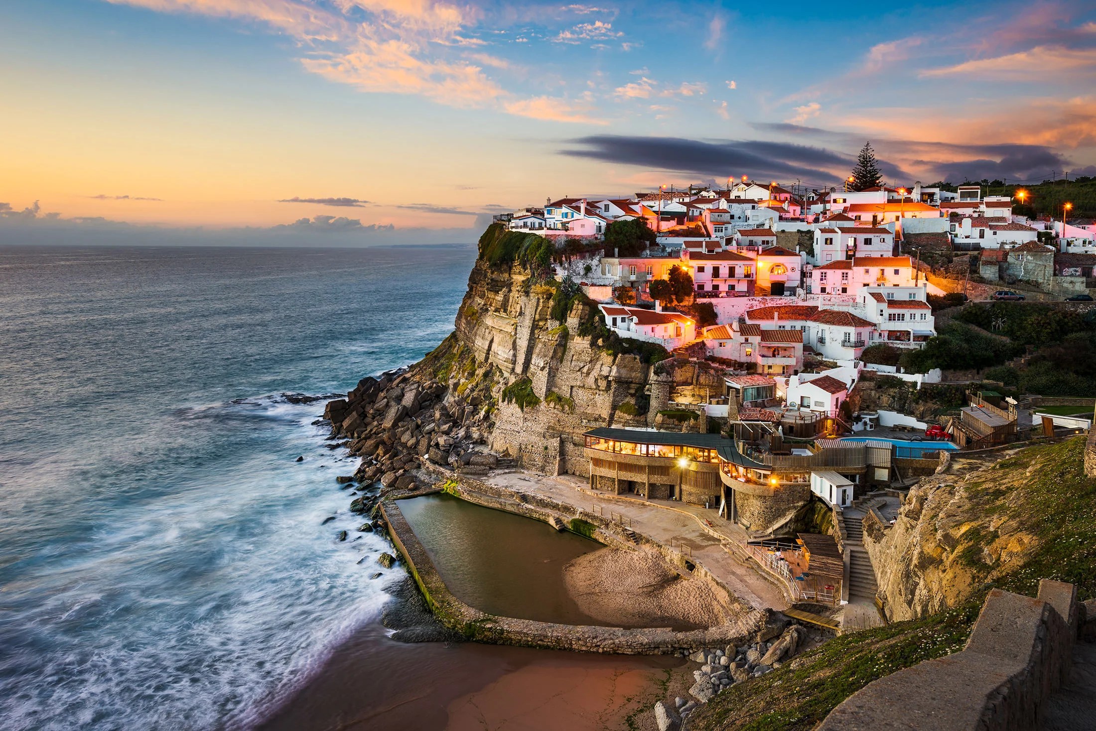 Azenhas Do Mar Landscape Wallpapers