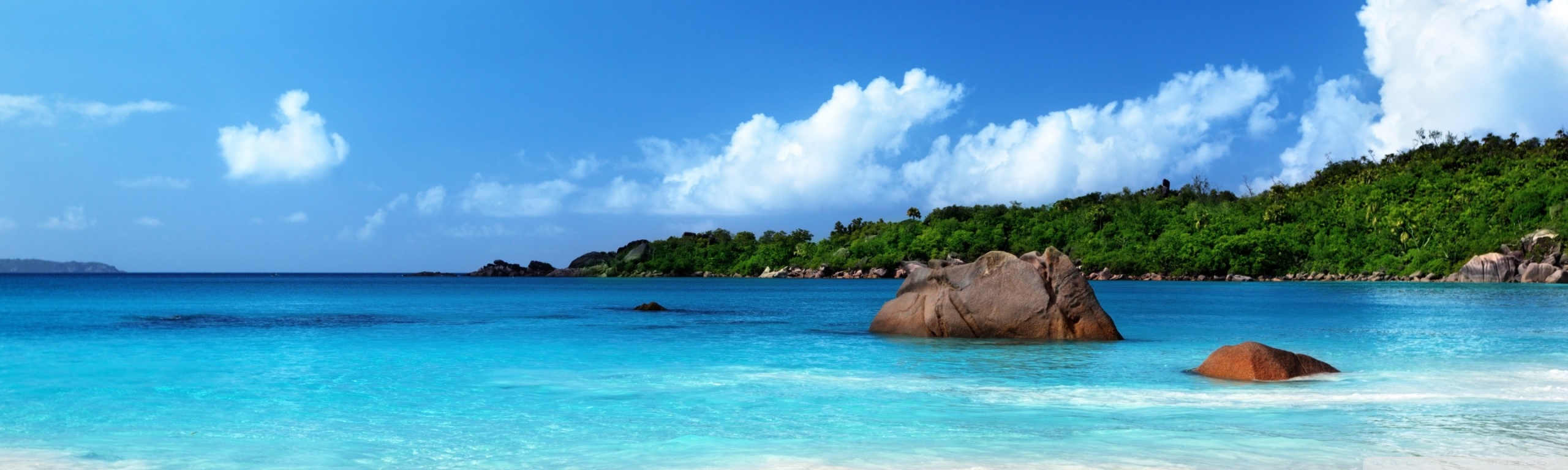 Beach 5760X1080 Wallpapers