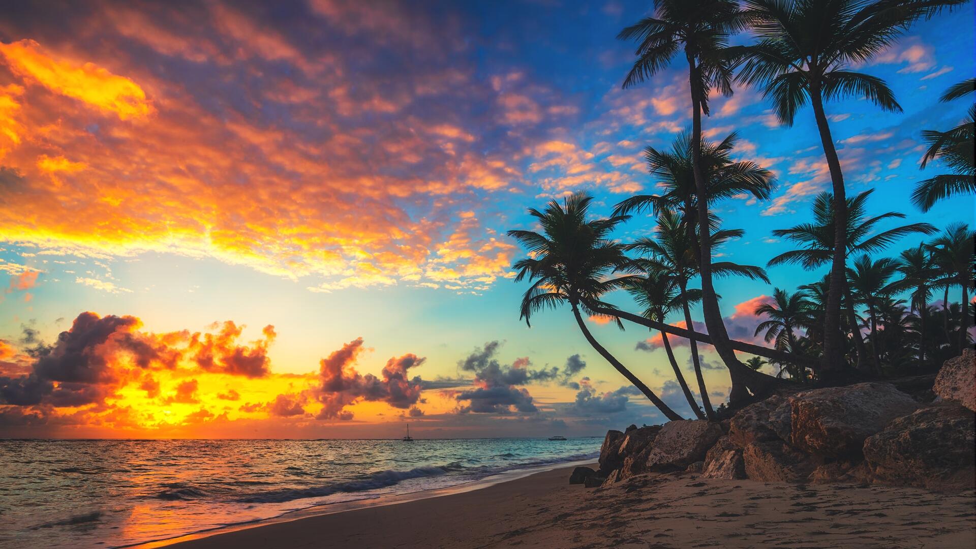 Beach 5760X1080 Wallpapers