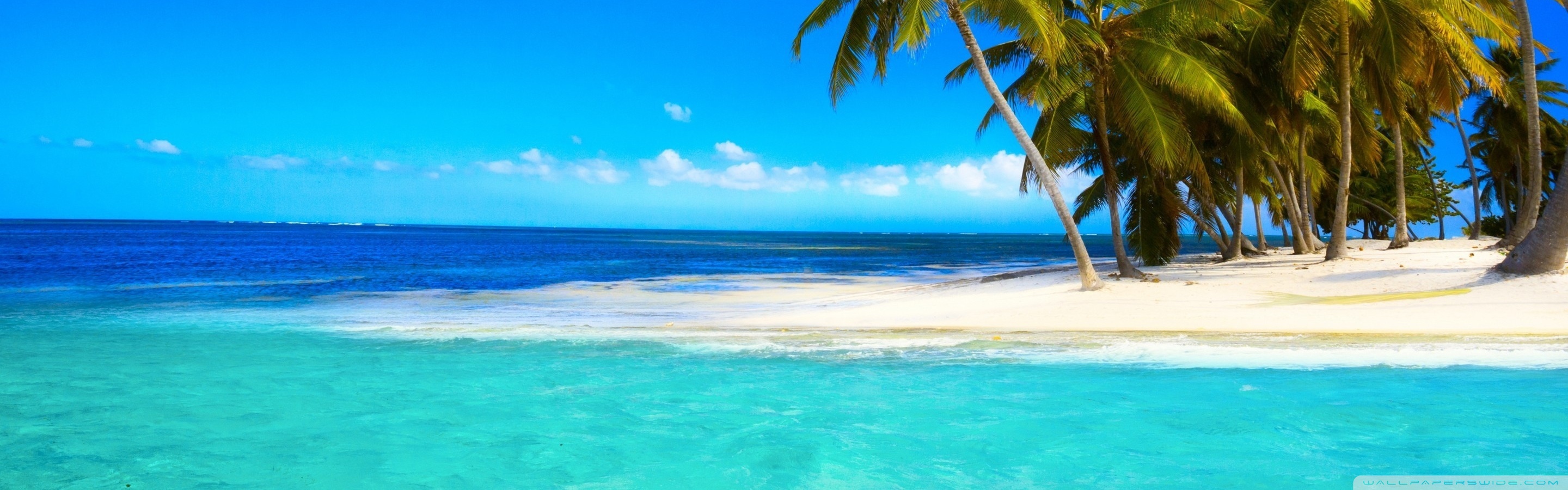 Beach 5760X1080 Wallpapers