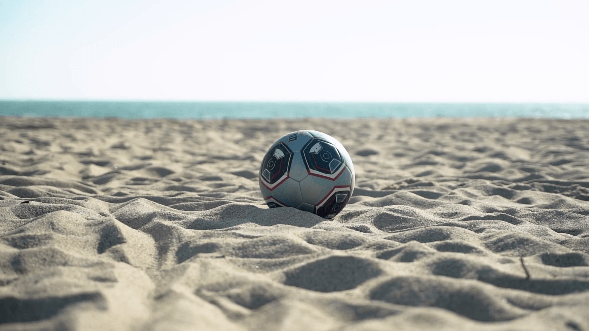 Beach At A Soccer Ball Wallpapers