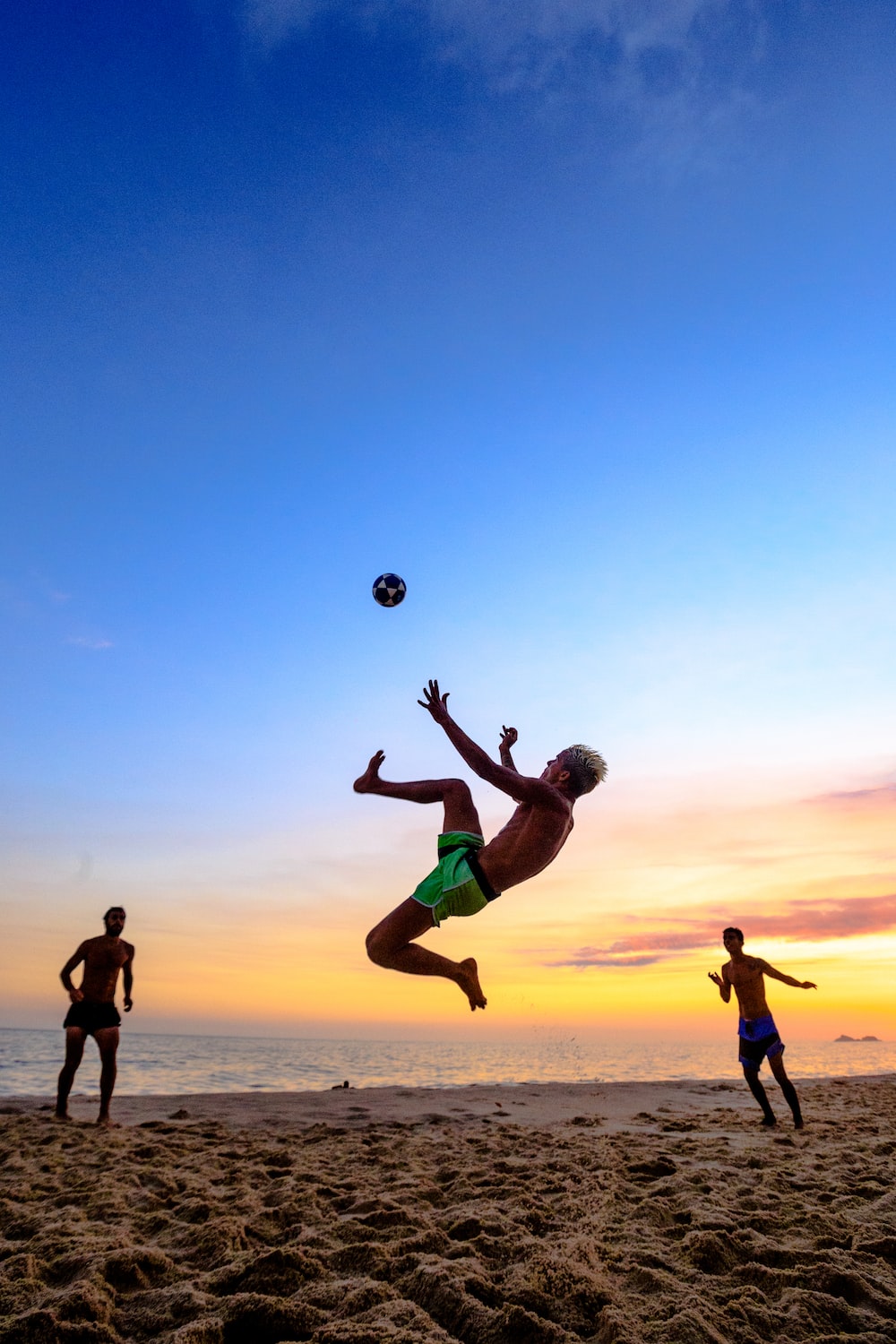 Beach At A Soccer Ball Wallpapers