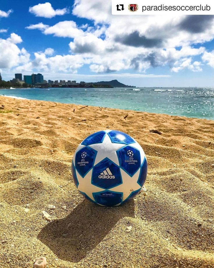 Beach At A Soccer Ball Wallpapers
