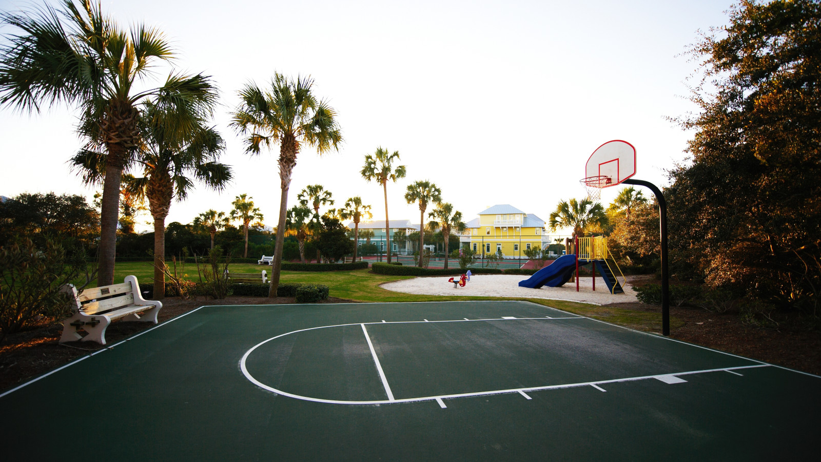 Beach Basketball Court Wallpapers