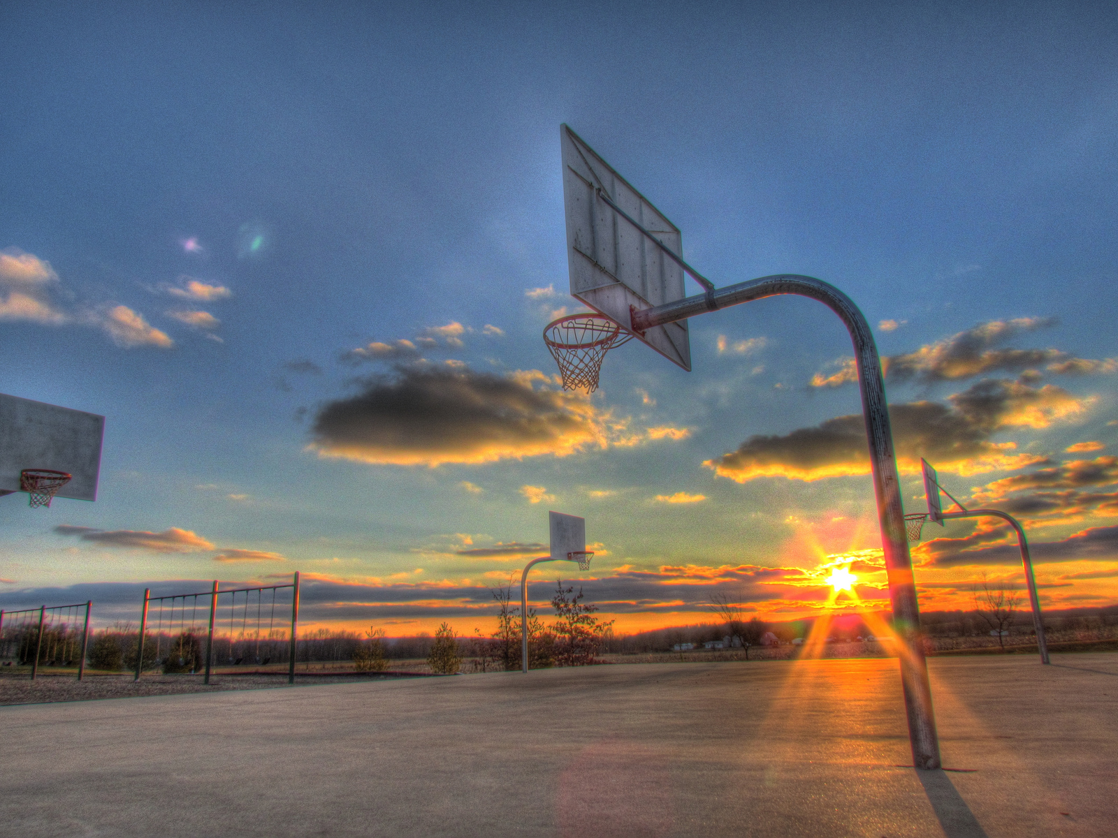 Beach Basketball Court Wallpapers