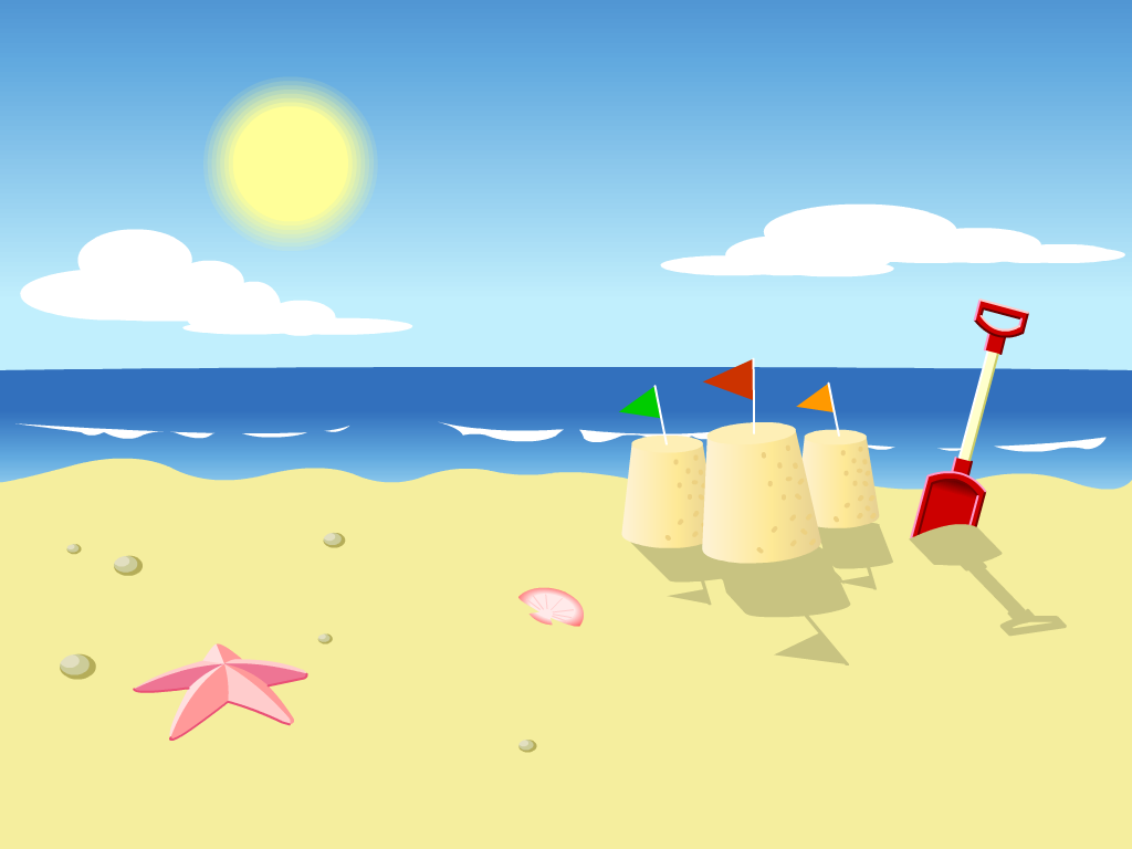 Beach Cartoon Wallpapers