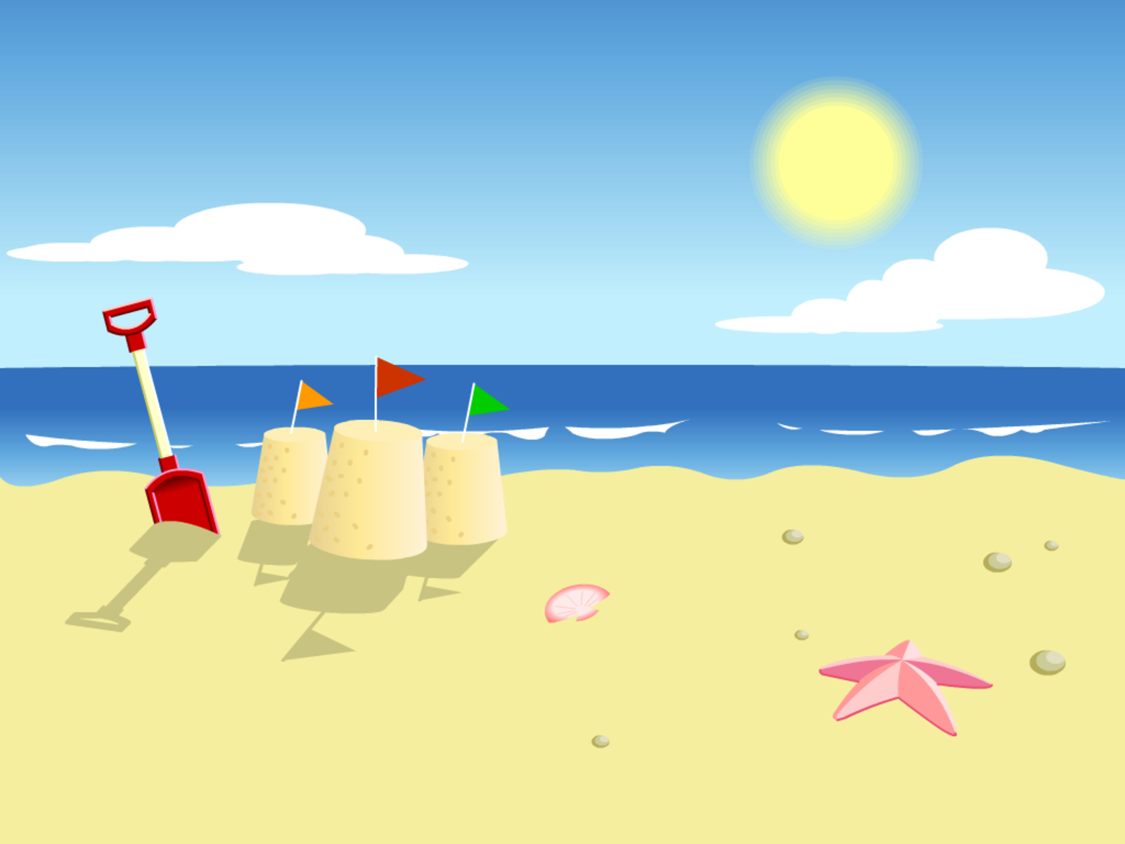 Beach Cartoon Wallpapers