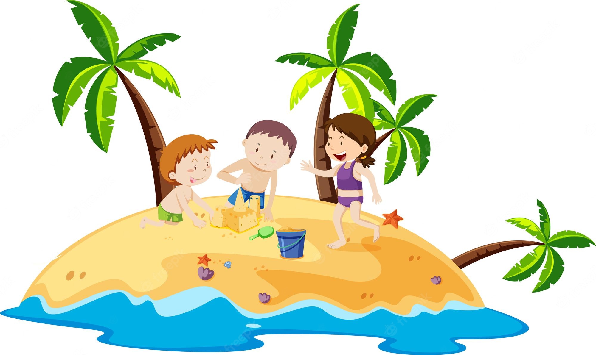 Beach Cartoon Wallpapers