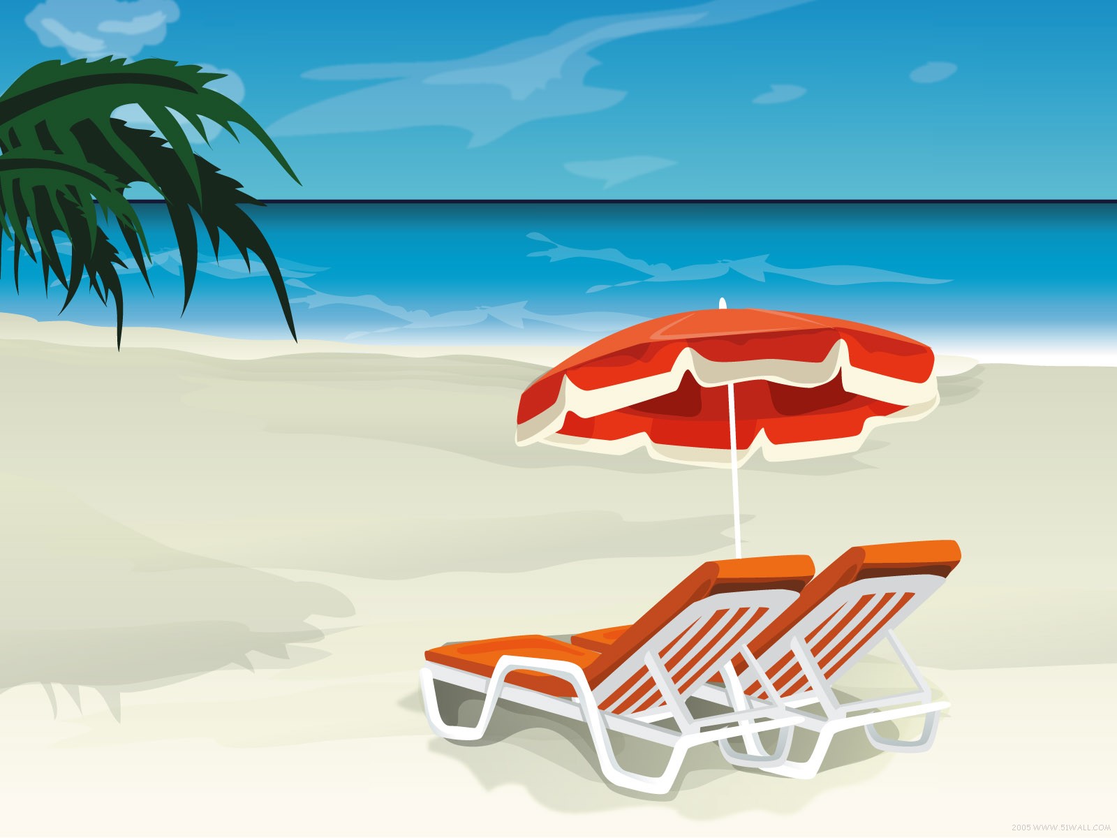 Beach Cartoon Wallpapers