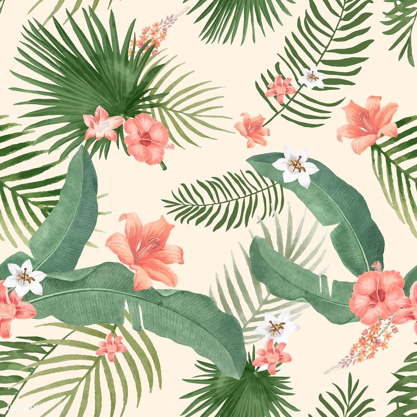 Beach Floral Wallpapers