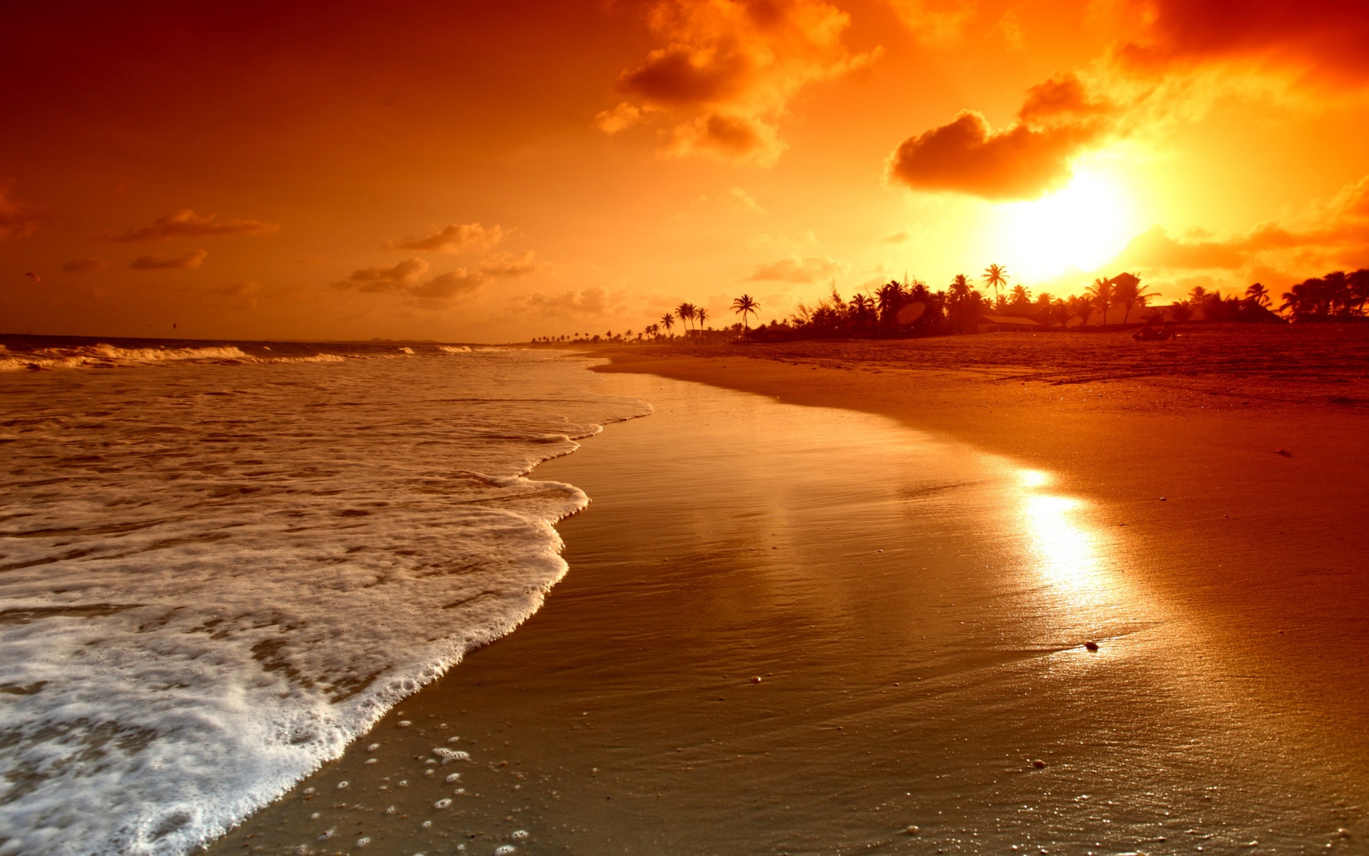 Beach Sunset Desktop Wallpapers