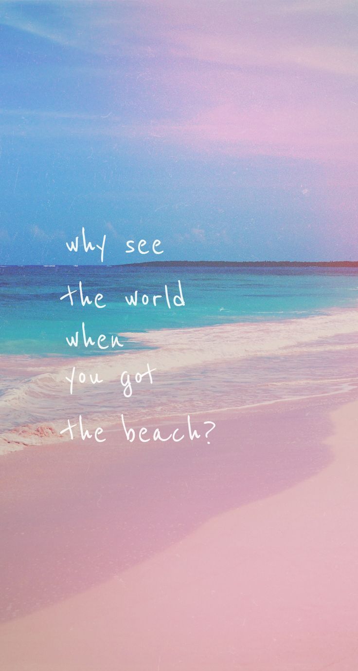 Beach Themed Quotes Wallpapers