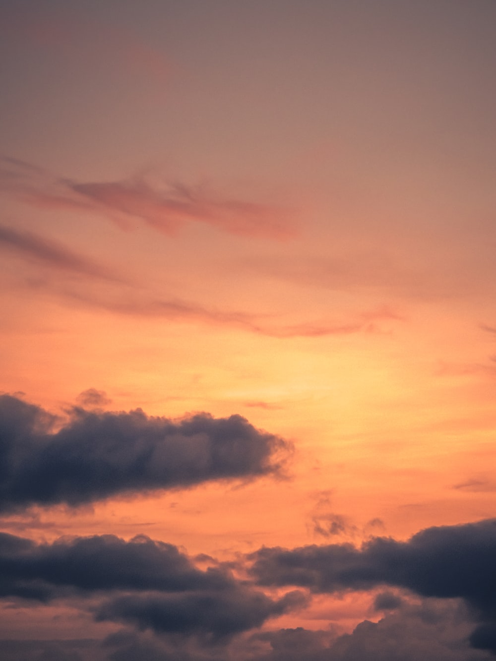 Beautiful Beach Sunset Under Blue Cloudy Sky Wallpapers