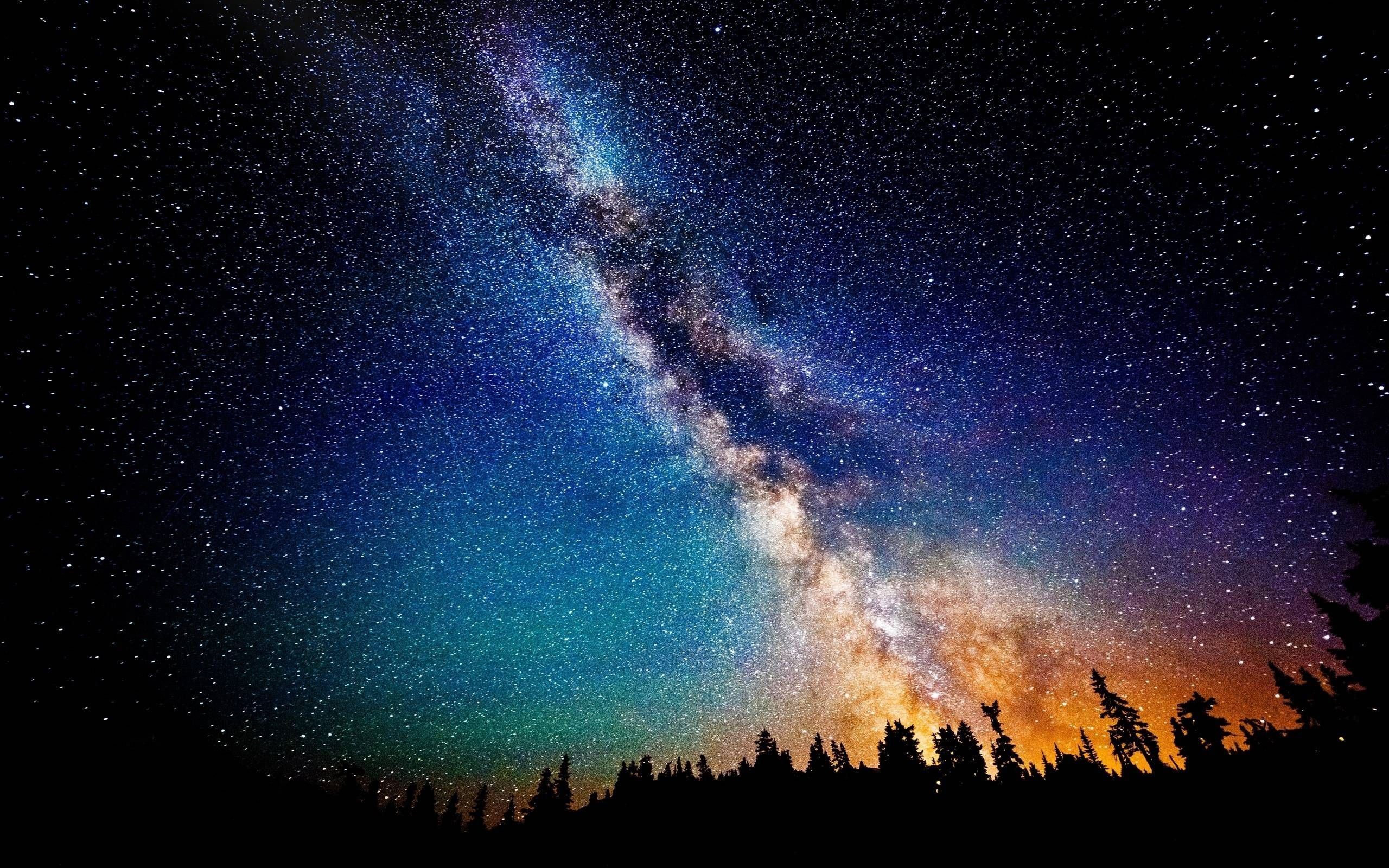 Beautiful Milky Way Night Wallpapers