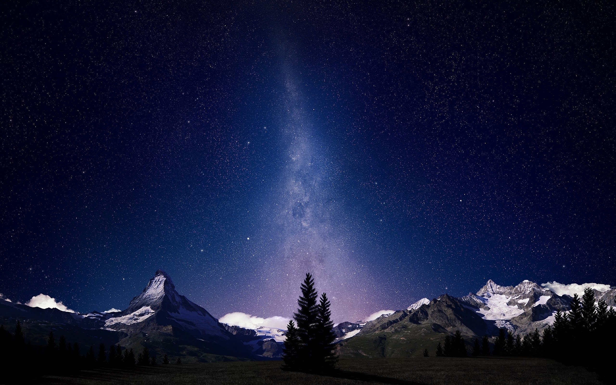 Beautiful Milky Way Night Wallpapers