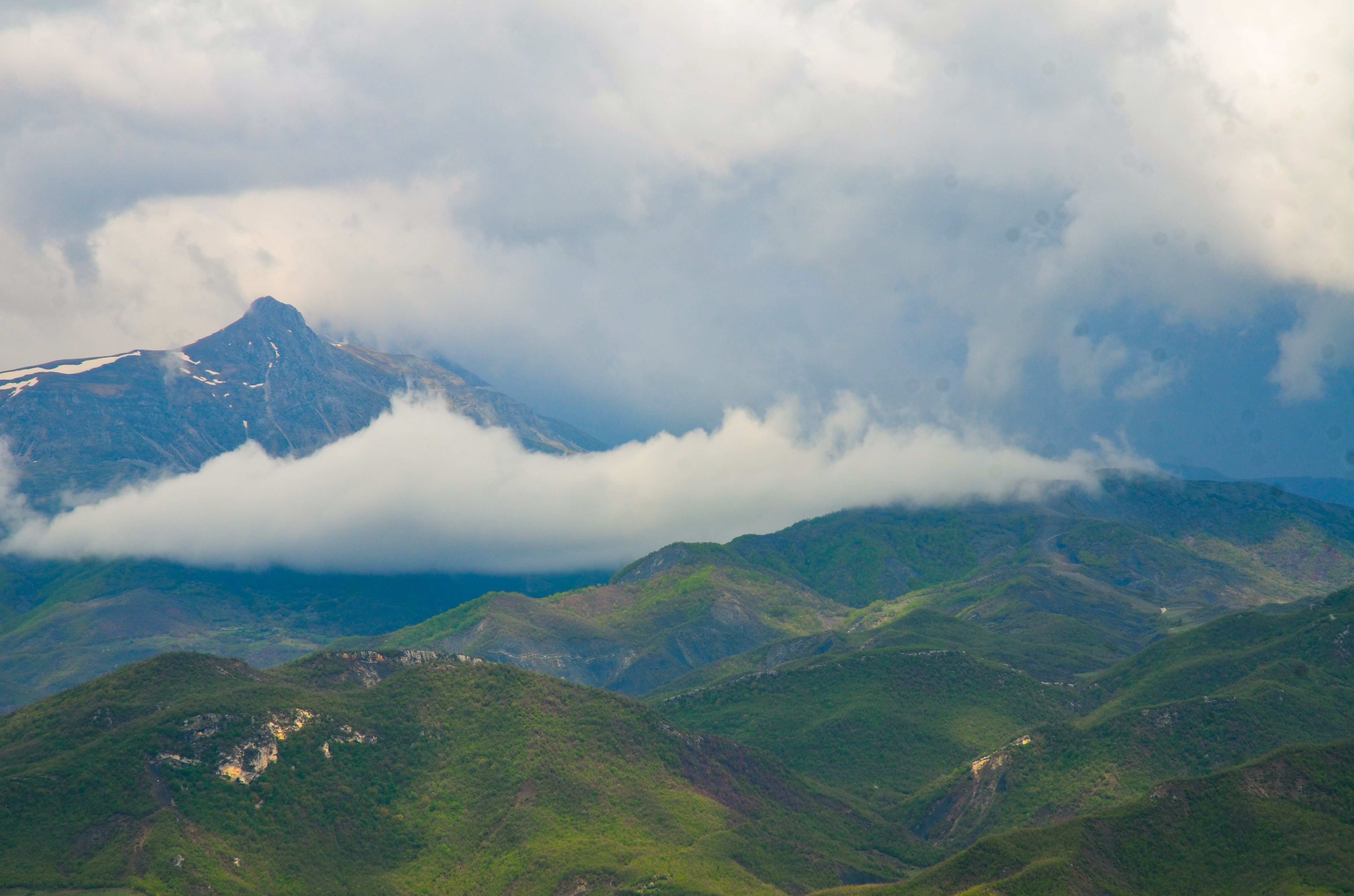 Bejaia Moutains Trees Sunlight Sky Wallpapers