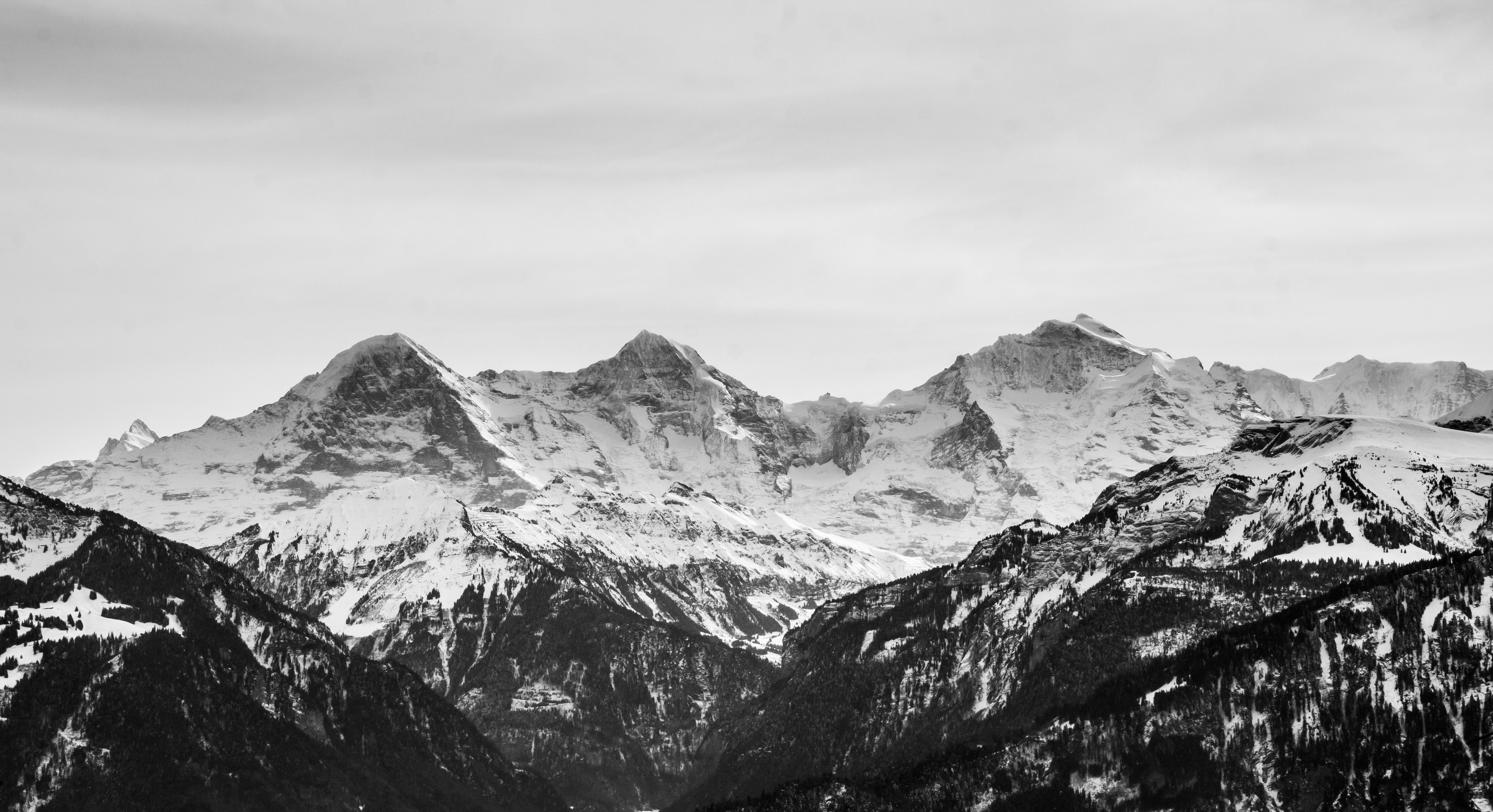 Black And White Mountain Wallpapers