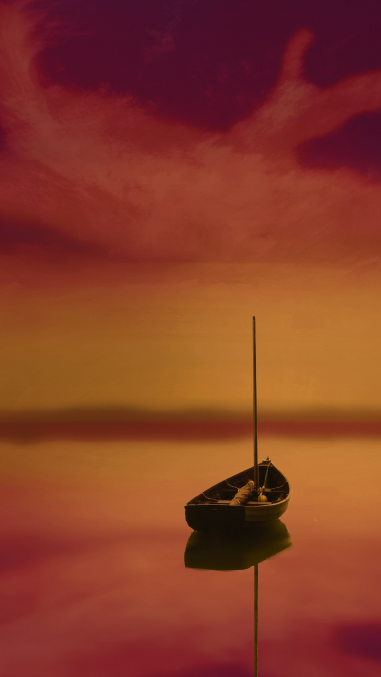 Boating And Sunset Wallpapers