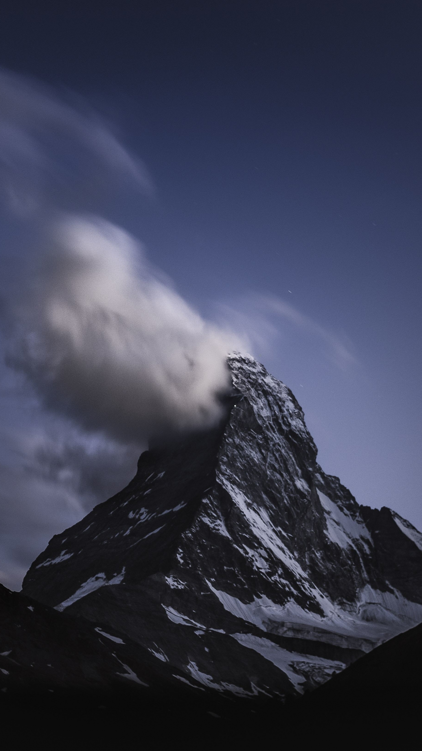 Clouds Mountains Peaks Wallpapers