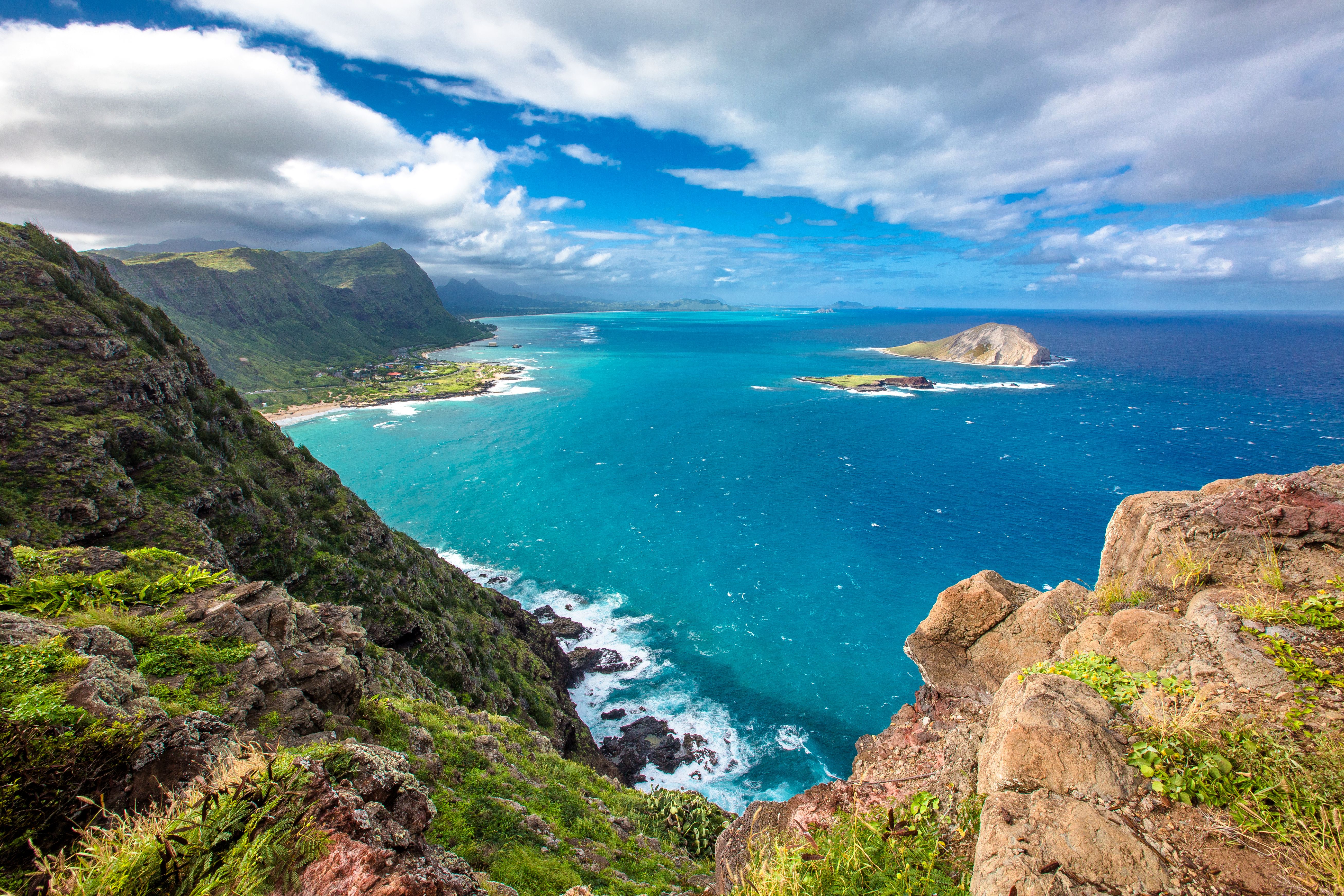 Coastline 4K Hawaii Wallpapers