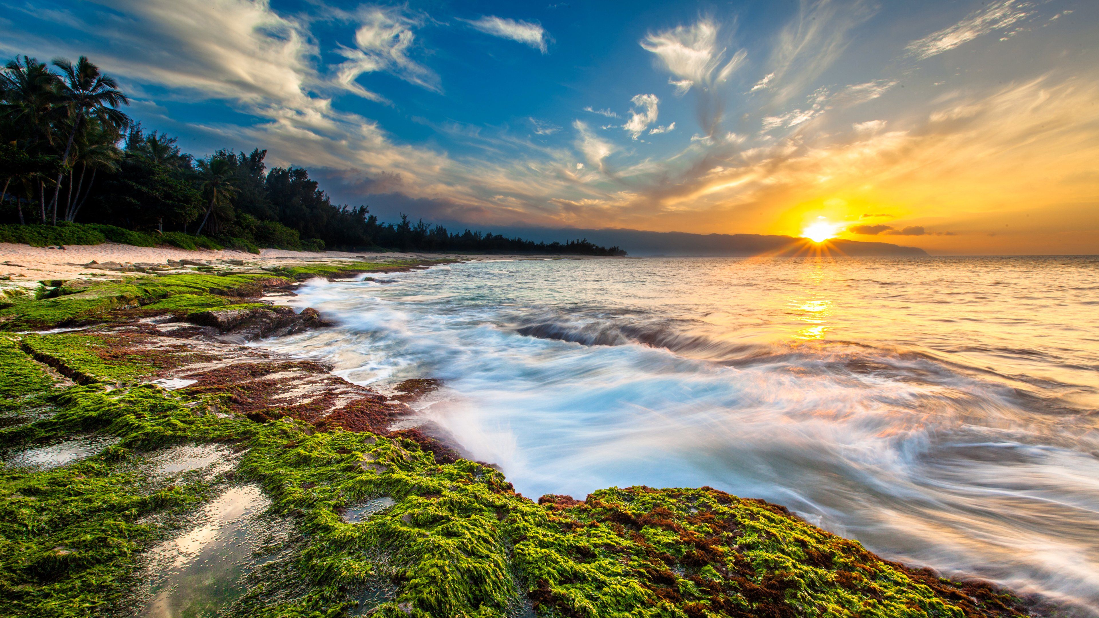 Coastline 4K Hawaii Wallpapers