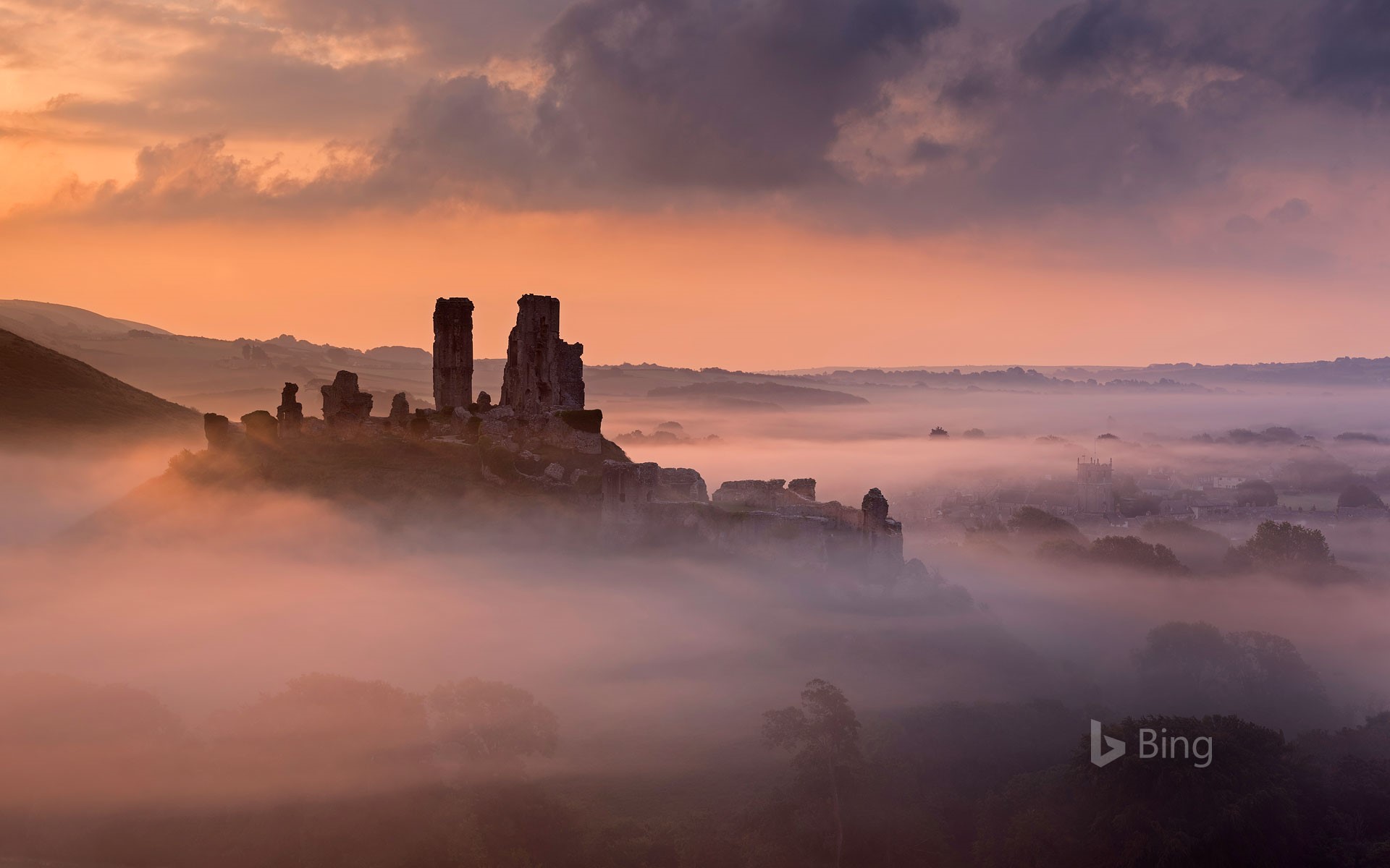 Corfe Castle England Wallpapers