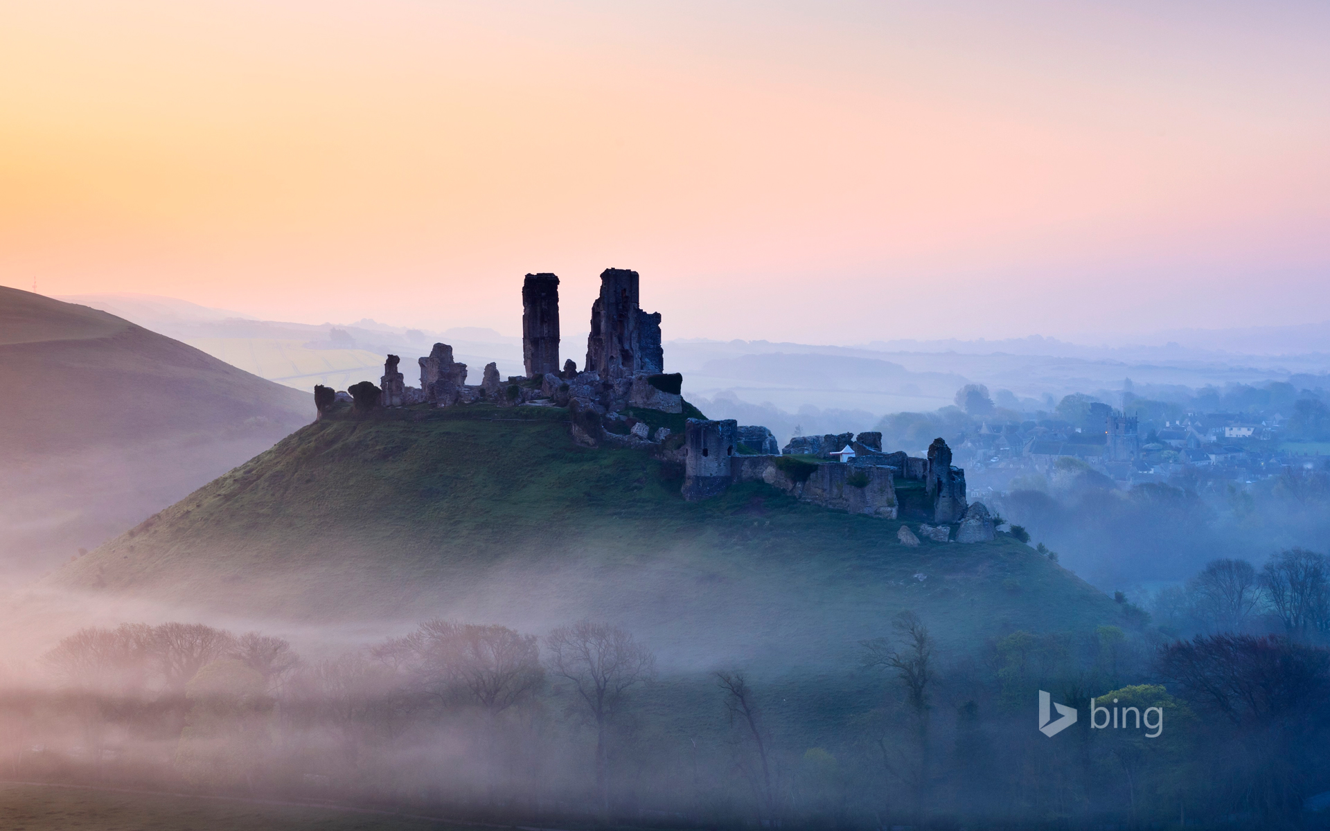 Corfe Castle England Wallpapers