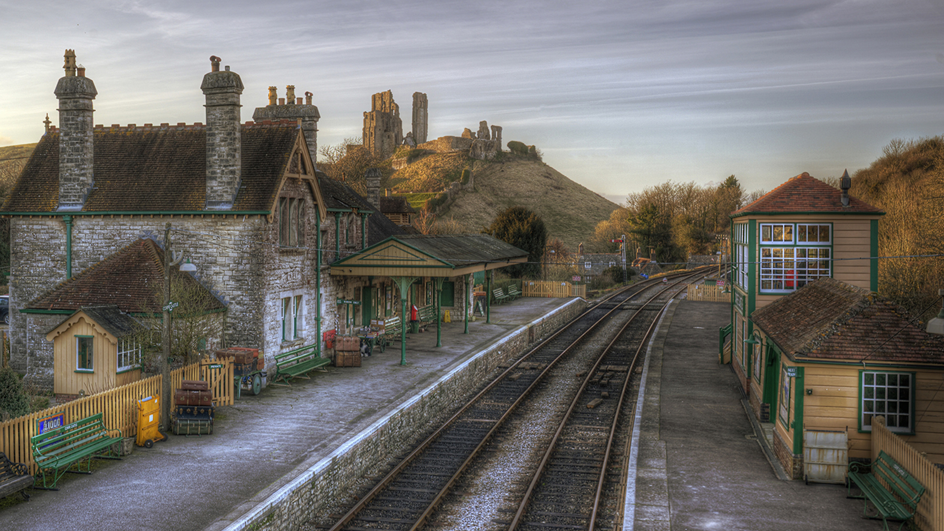 Corfe Castle England Wallpapers