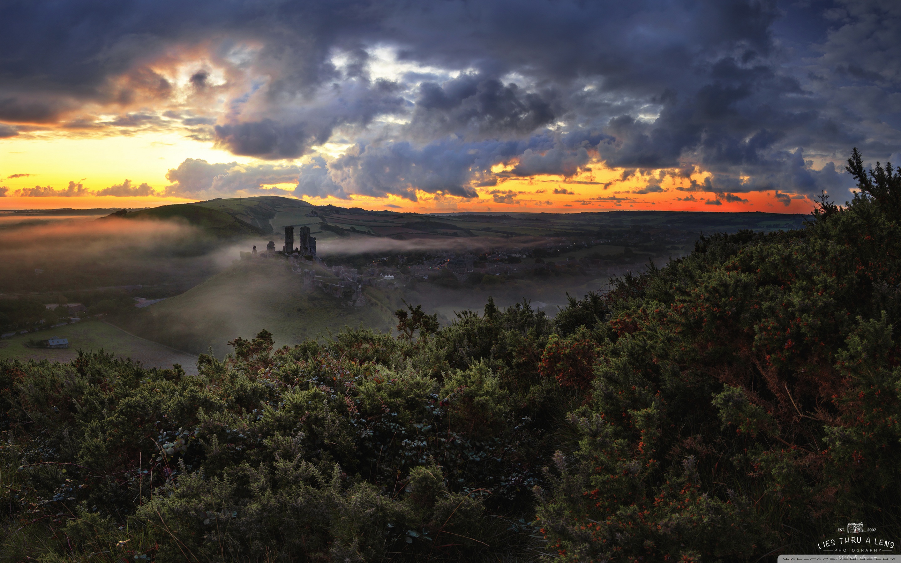 Corfe Castle England Wallpapers