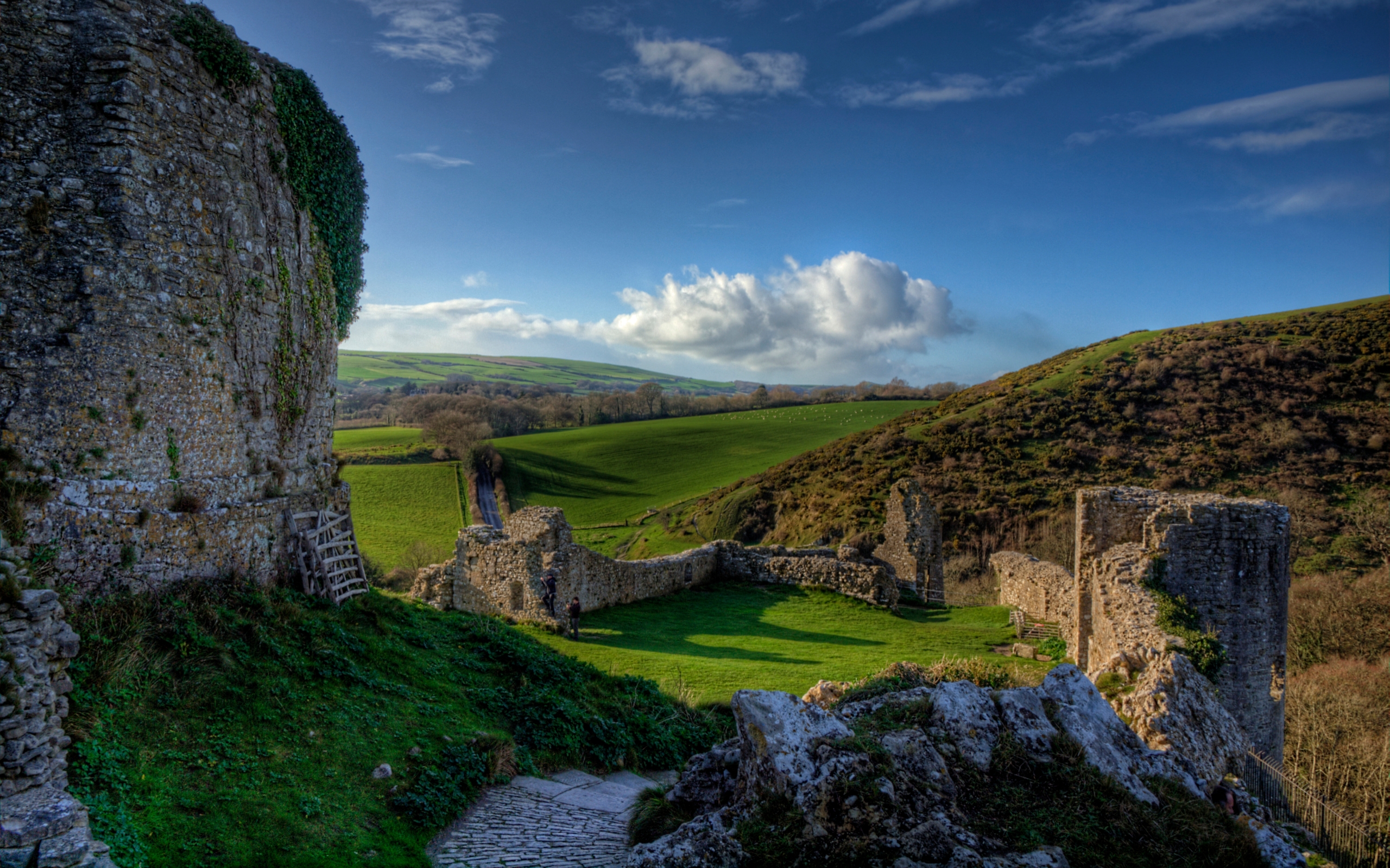 Corfe Castle England Wallpapers