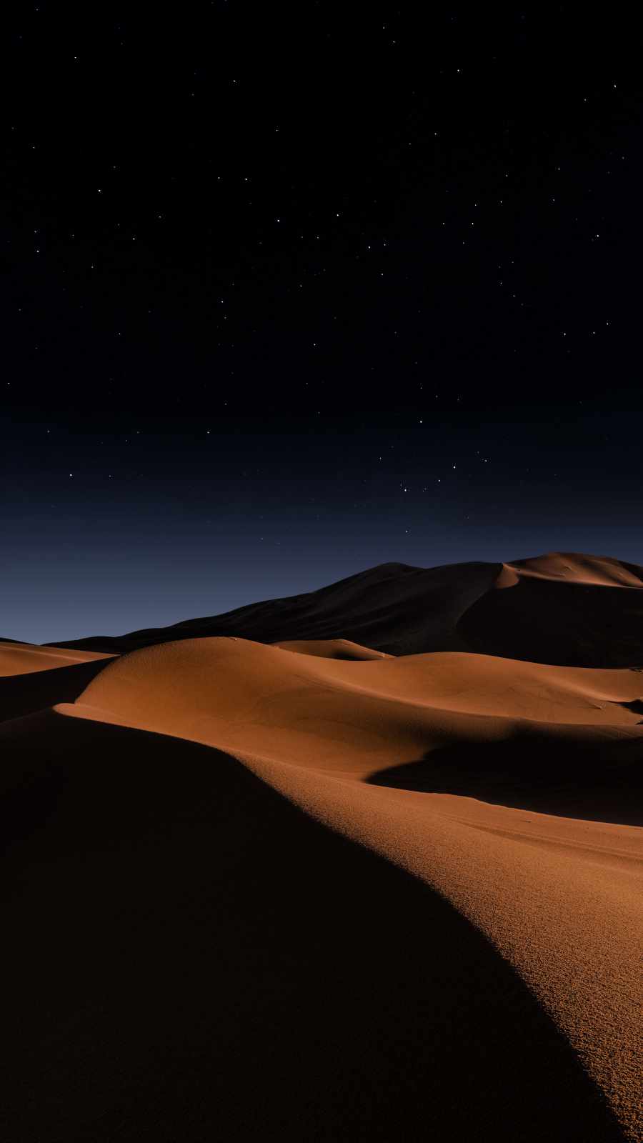 Desert Dune At Night Wallpapers