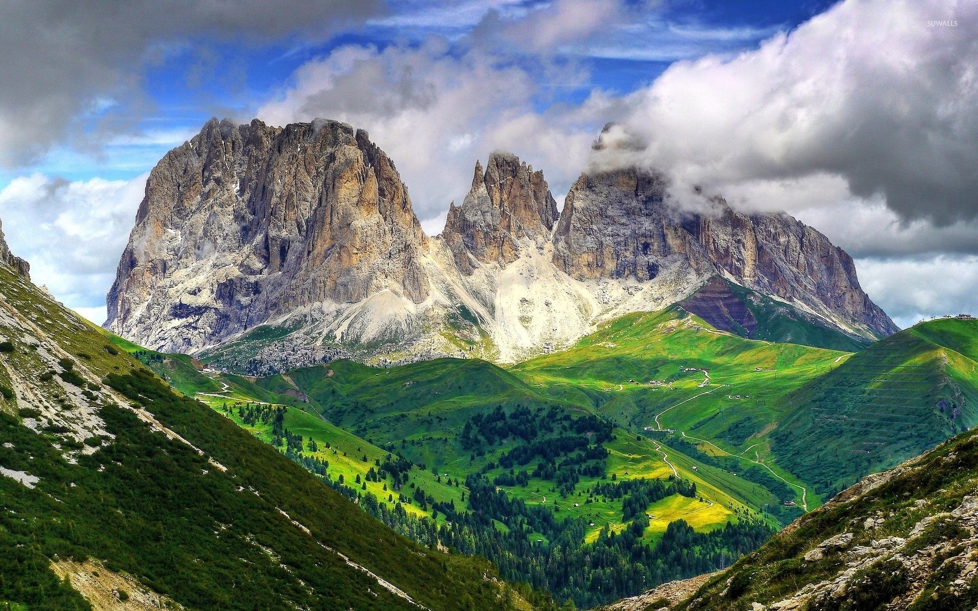 Dolomites Italy Mountains Wallpapers