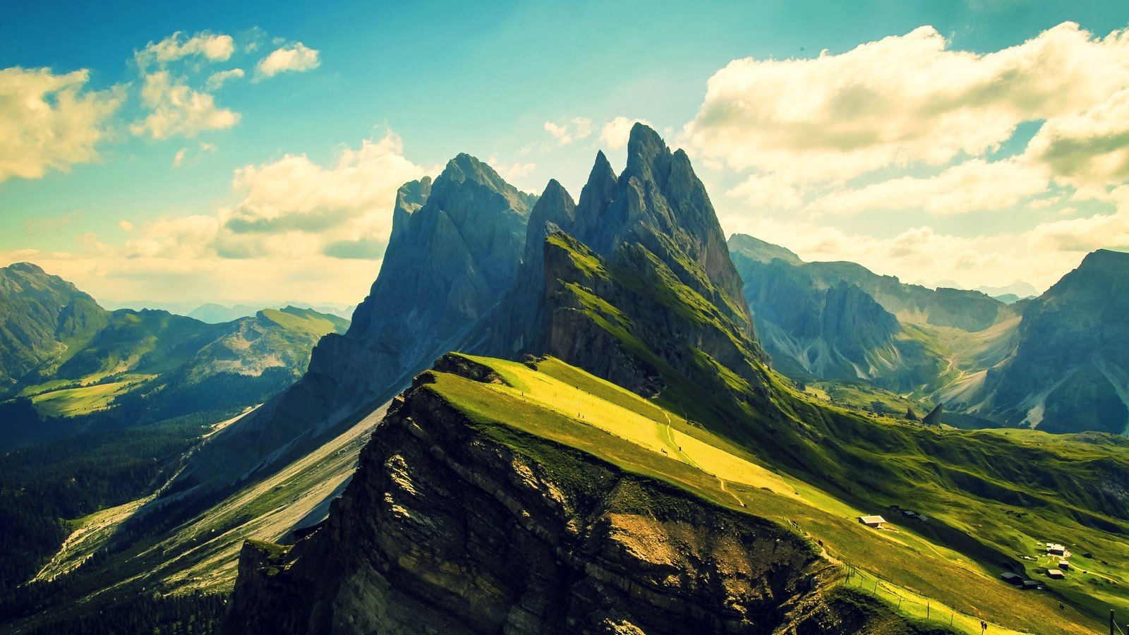 Dolomites Mountain Range Wallpapers