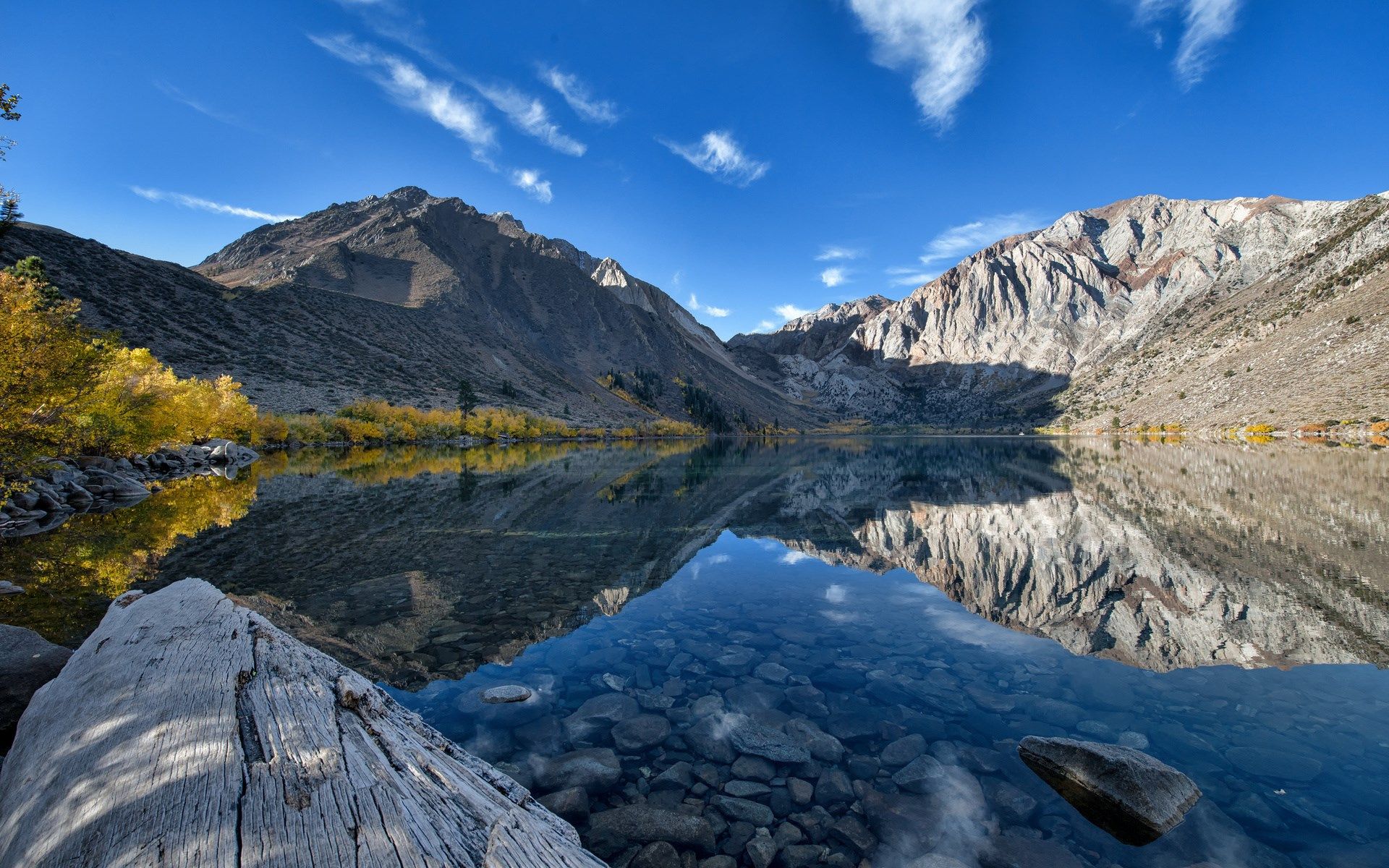 Dramatic Mountain Reflection Over Lake Wallpapers